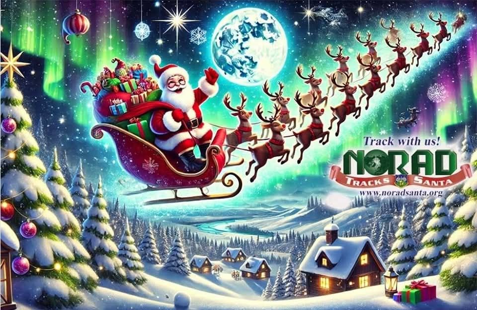 Christmas Eve is here, and Santa Claus has officially begun his magical ...