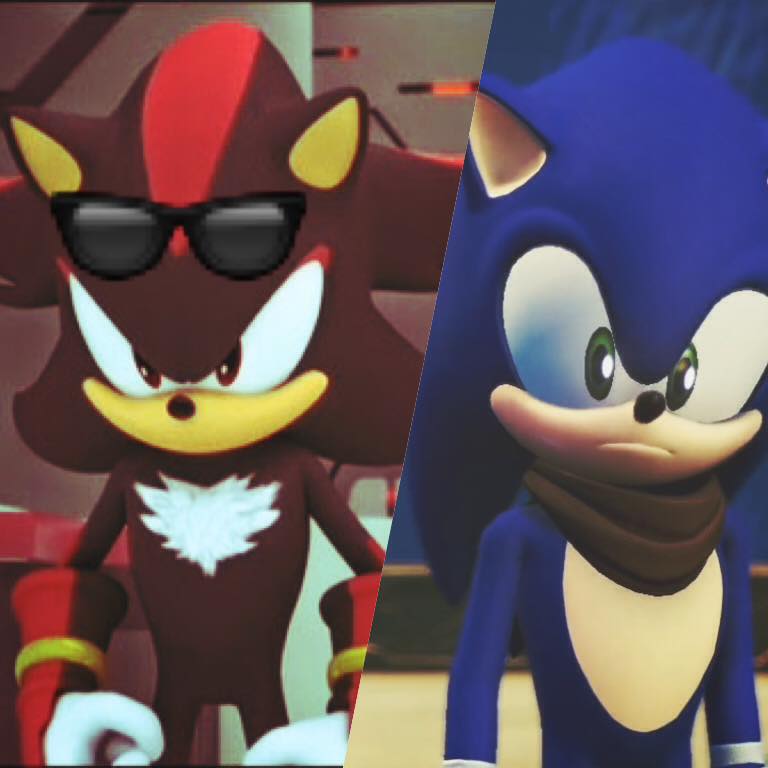 All Hail Shadow - Me and Bluey on Sonic Boom. Hell, I look way more ...