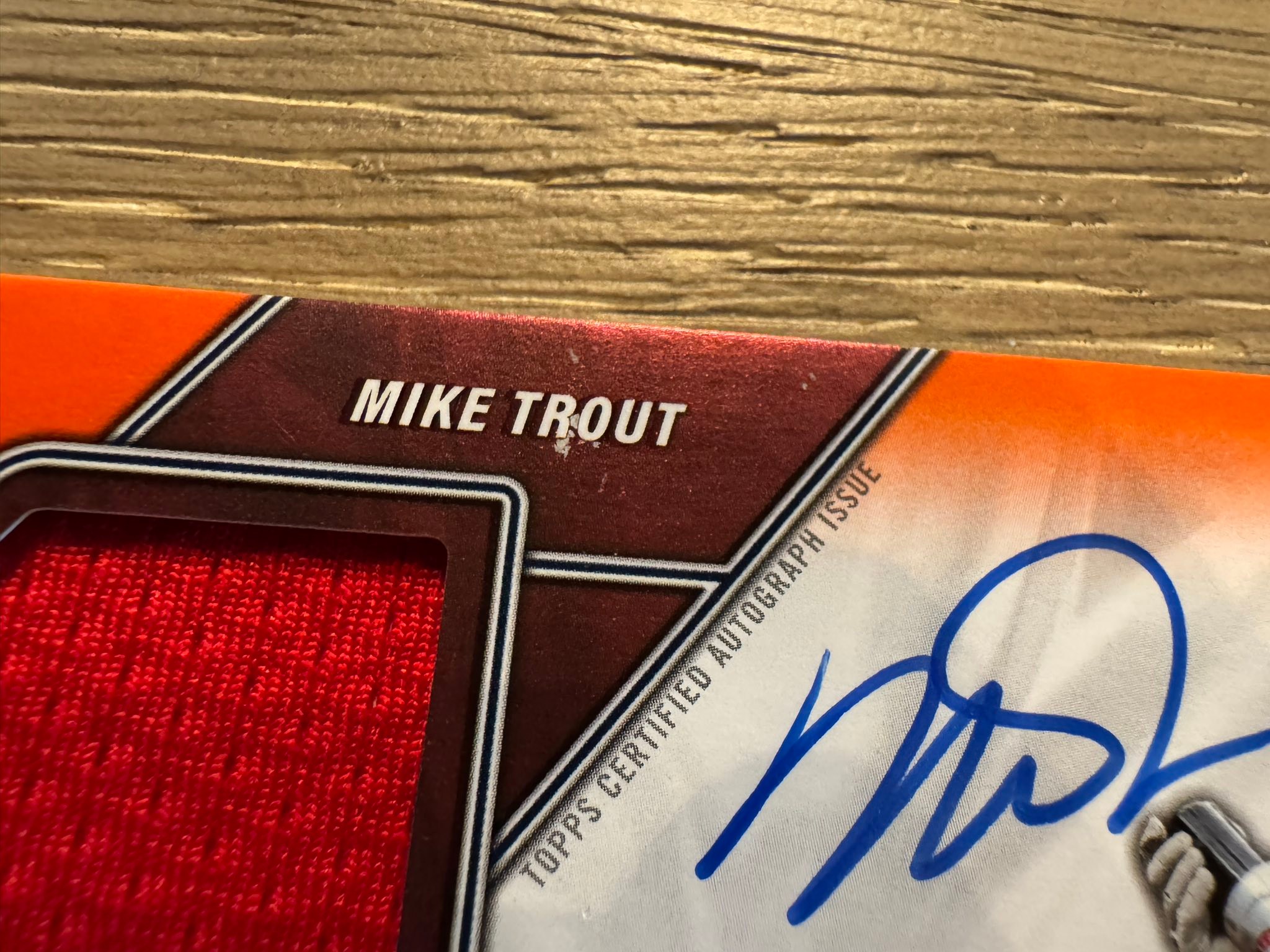 Should I send my damaged Mike Trout autograph card to Topps for 