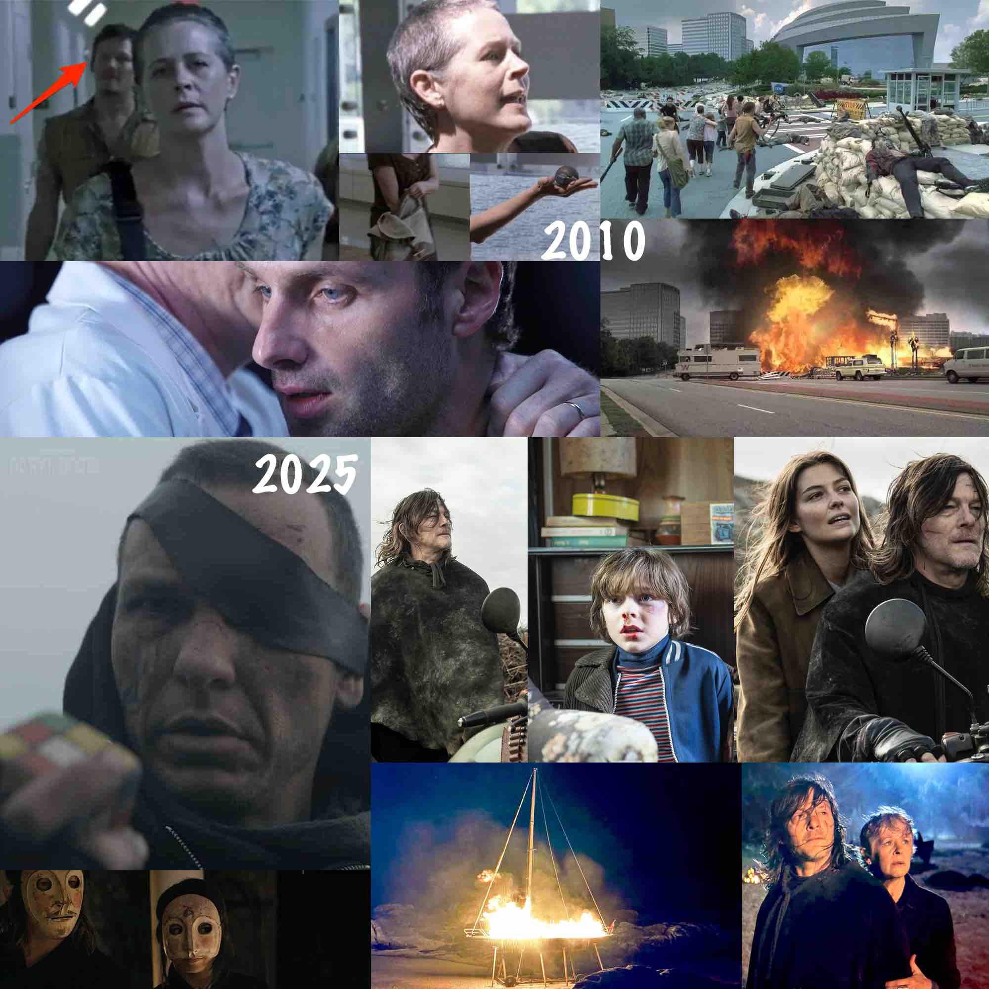 The Walking - '15 years later, we still have these two (Rick Grimes ...