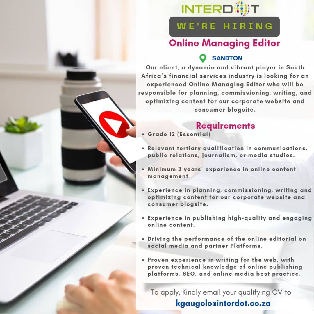 Interdot - Our client, a dynamic and vibrant player in...