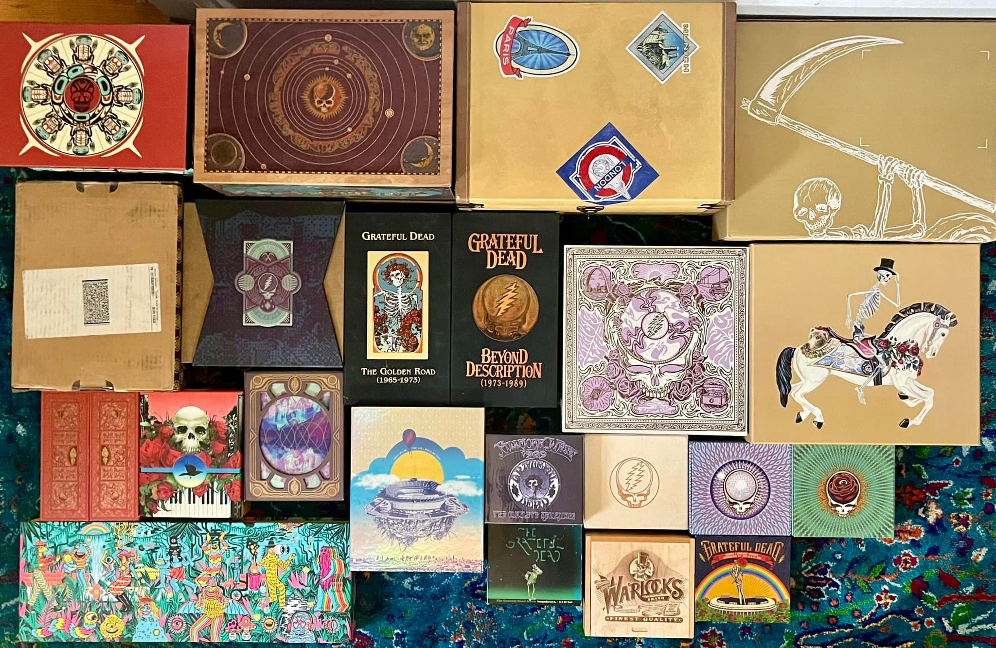 Deadhead collecting Grateful Dead View from the Vault series CDs