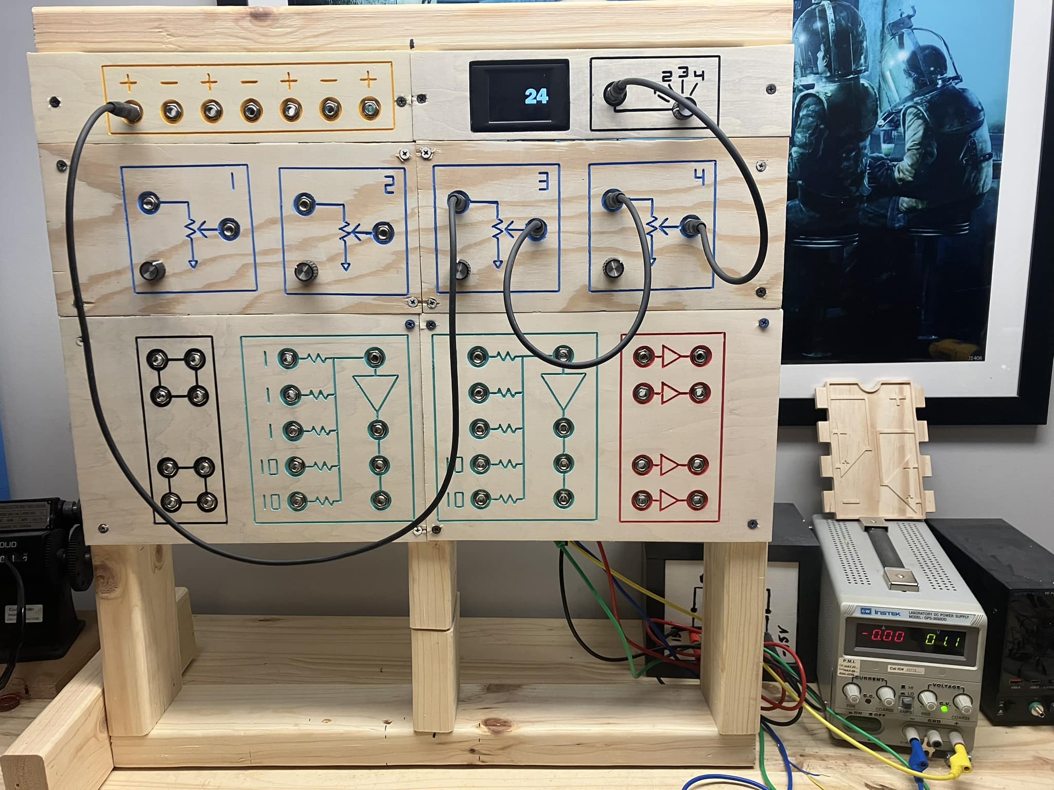 I am re-engineering my Ikea analogue computer (as pictured in an