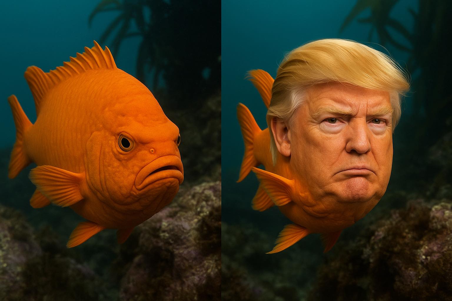 Ryan S. Nickel - Trump should rename the Garibaldi fish to... | Facebook