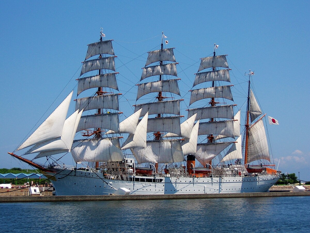 El Kaiwo Maru (海王丸) es un antiguo barco de entrenamiento