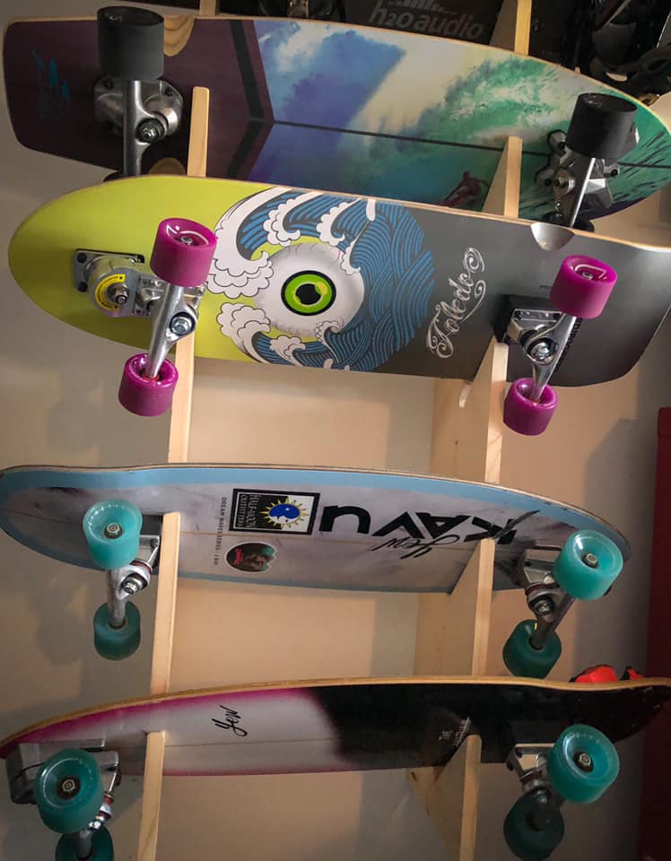 Smoothstar surfskate deck length comparison