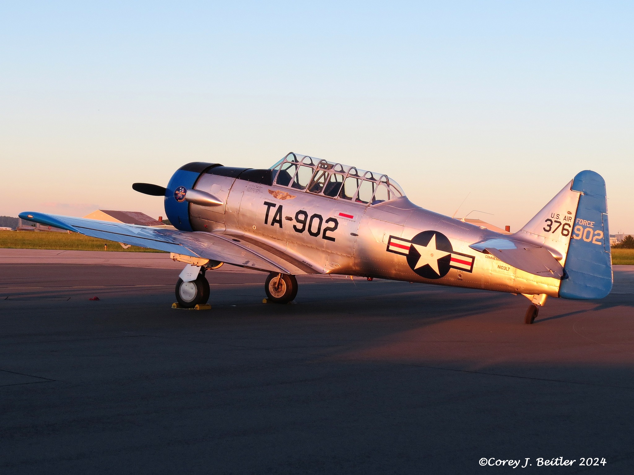 CAF Airbase Georgia's North American LT-6 Mosquito on display