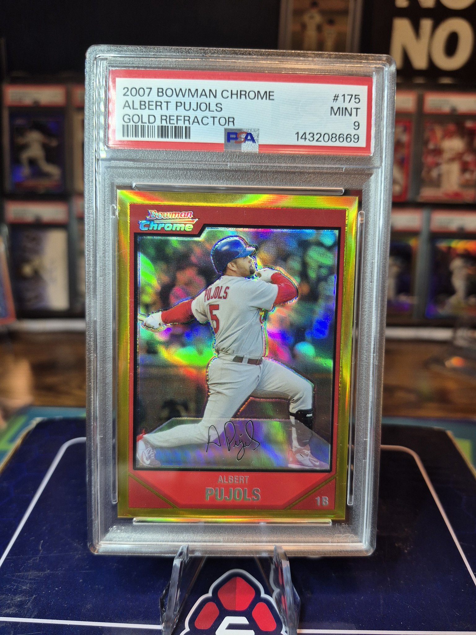1/1 Albert Pujols bat barrel card... INSANE lumber ?