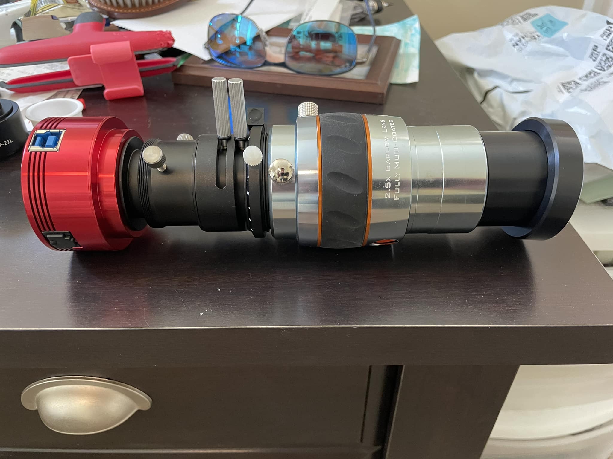 Celestron EdgeHD 8 planet imaging setup