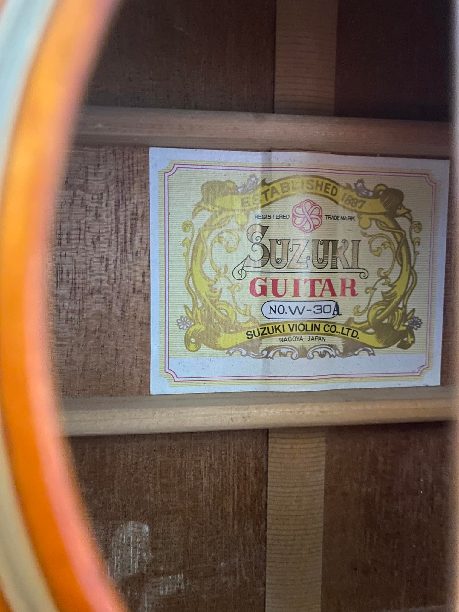 ギター Three S W-60 Suzuki violin Nagoya Japan Three S W-60 Suzuki violin Nagoya Japan
