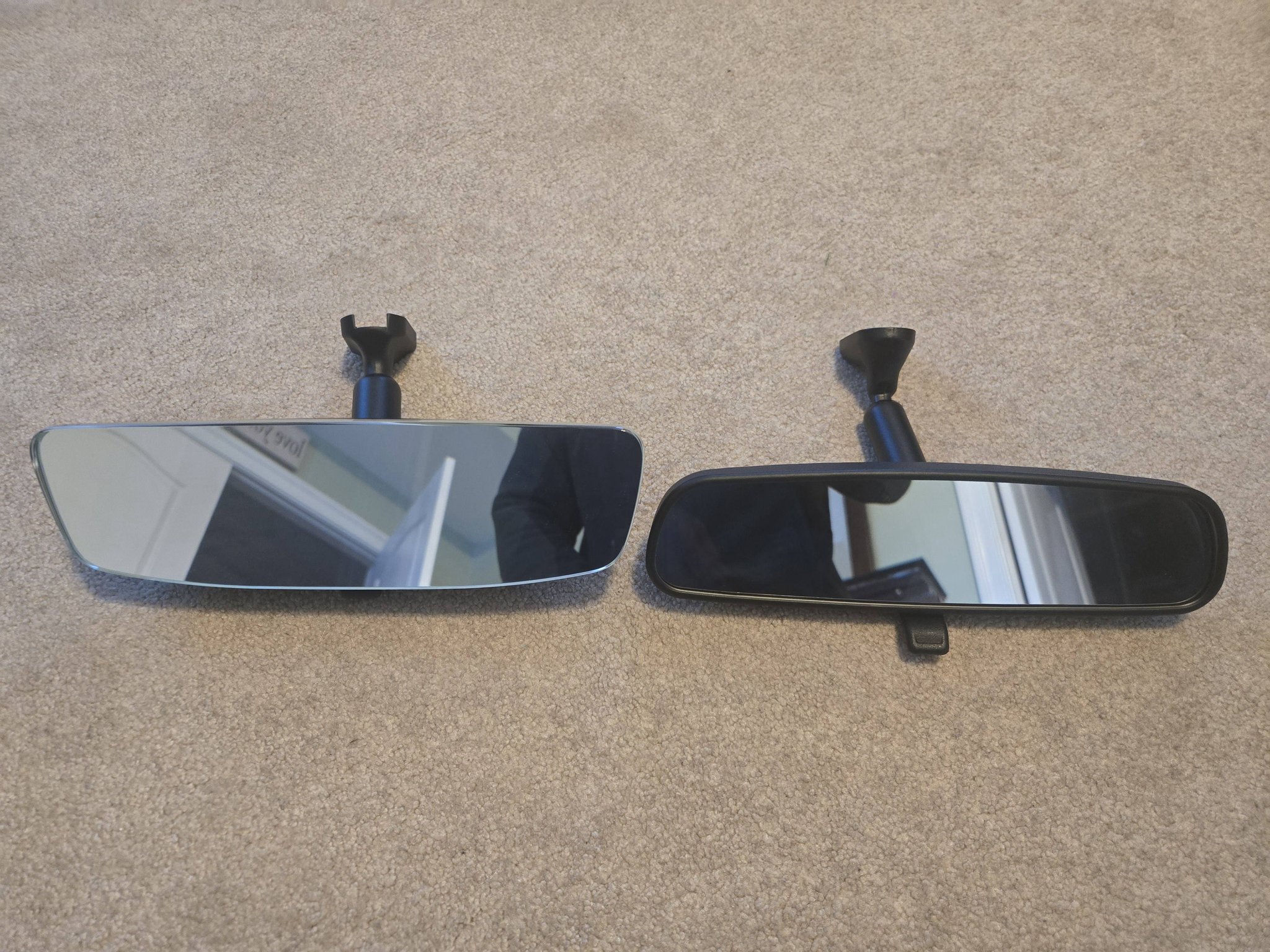 Drivers Manual Remote Side View Mirror Textured Black for