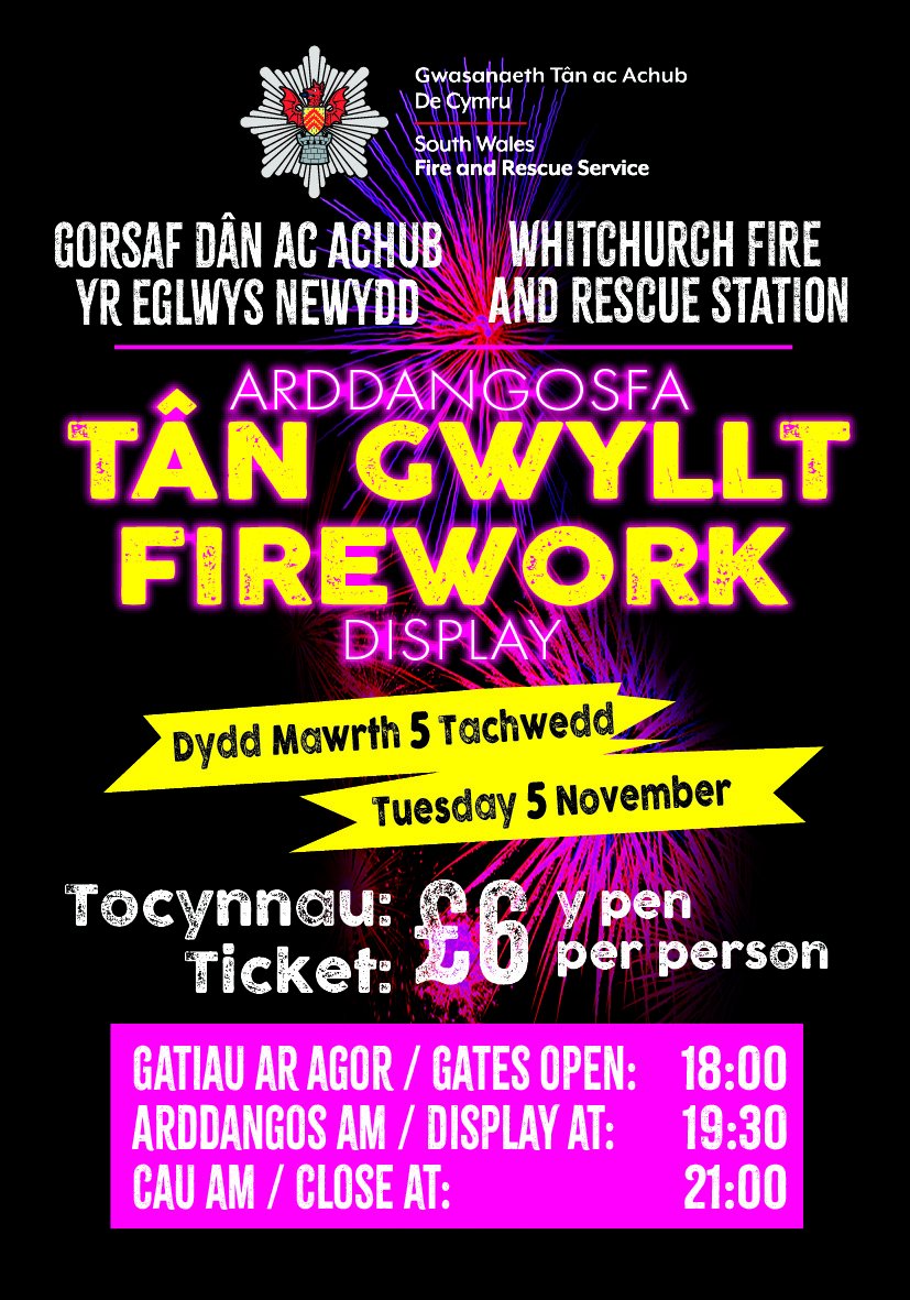 🎆 Firefighters at... - South Wales Fire and Rescue Service