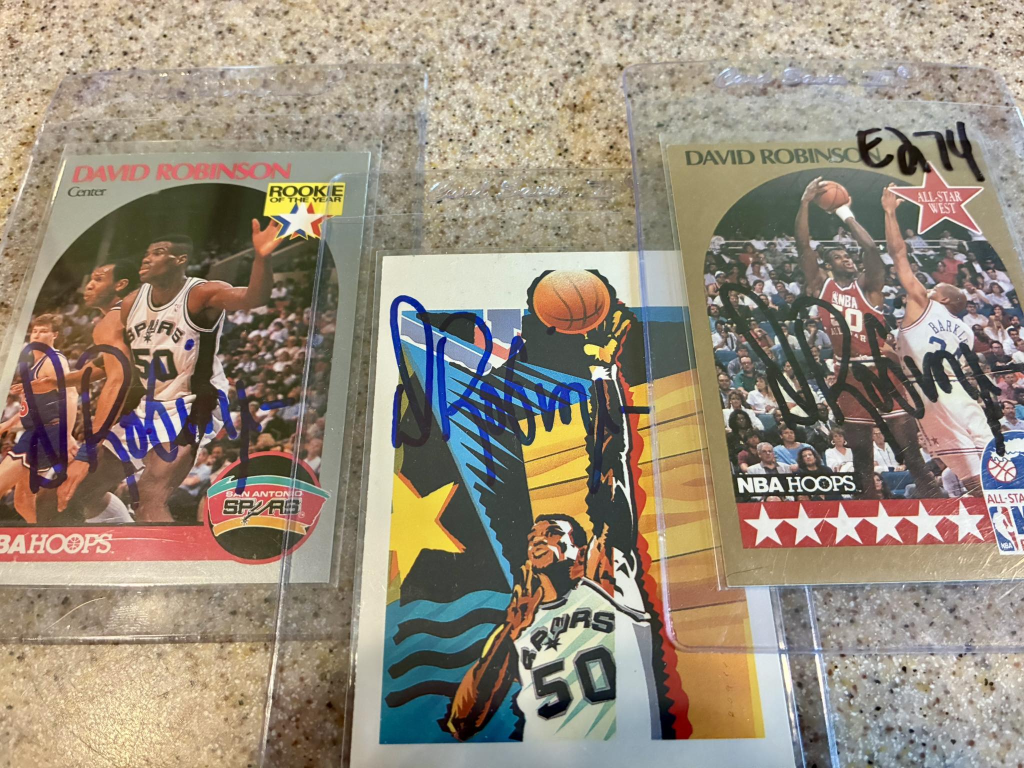 Are these autos the infamous auto pen from David Robinson?