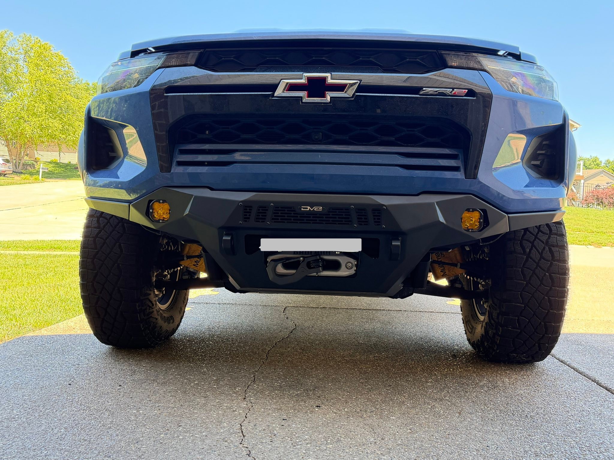 2026 ZR2 with DV8 off-road spec series bumper and Badland Apex
