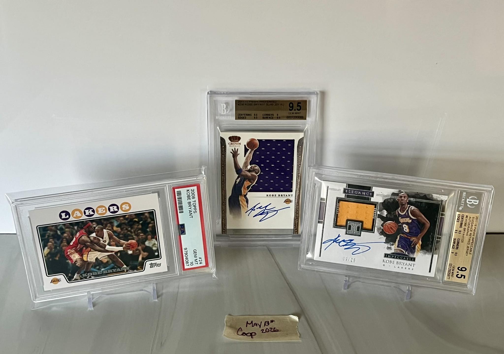 2015 Panini Totally Certified Kobe Bryant epix game used patch card
