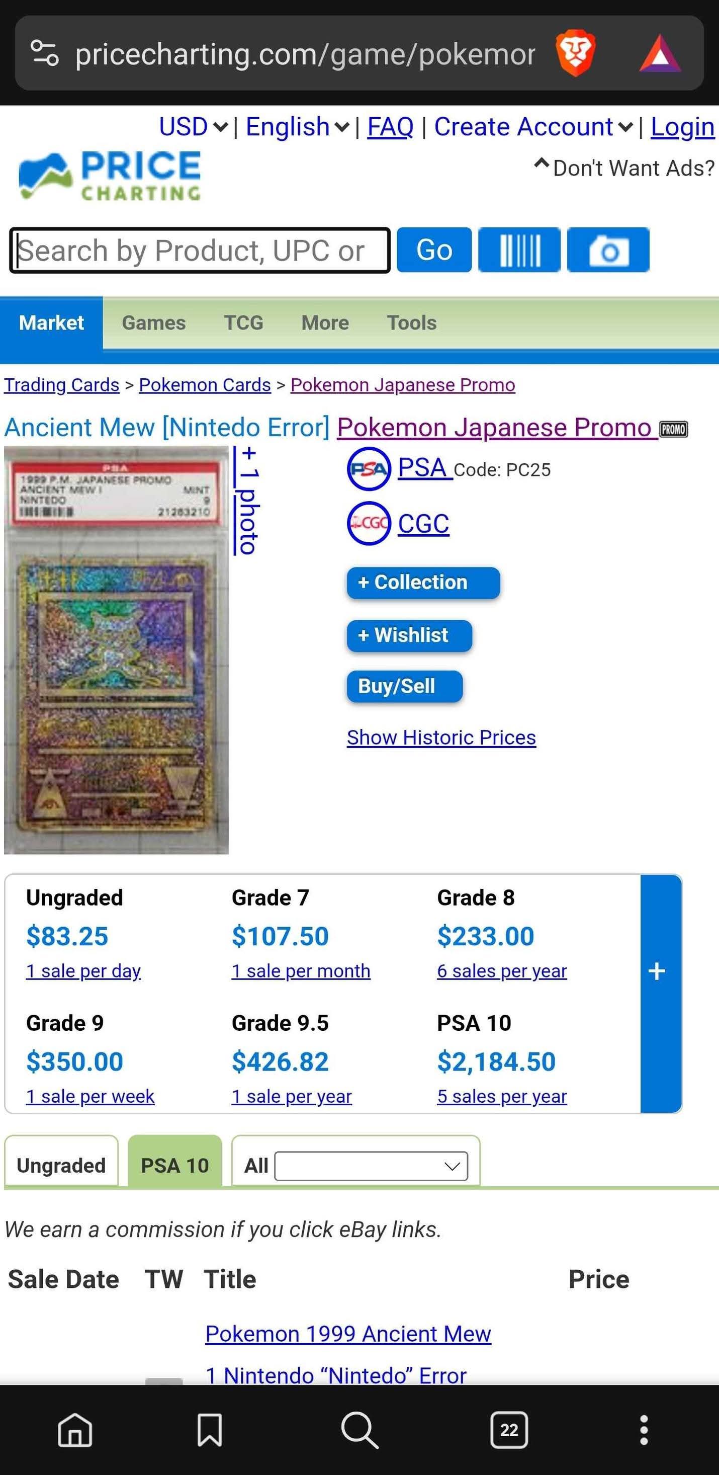 EDIT: All but the 4x 1999 P.M. Japanese Promo Ancient Mew I 