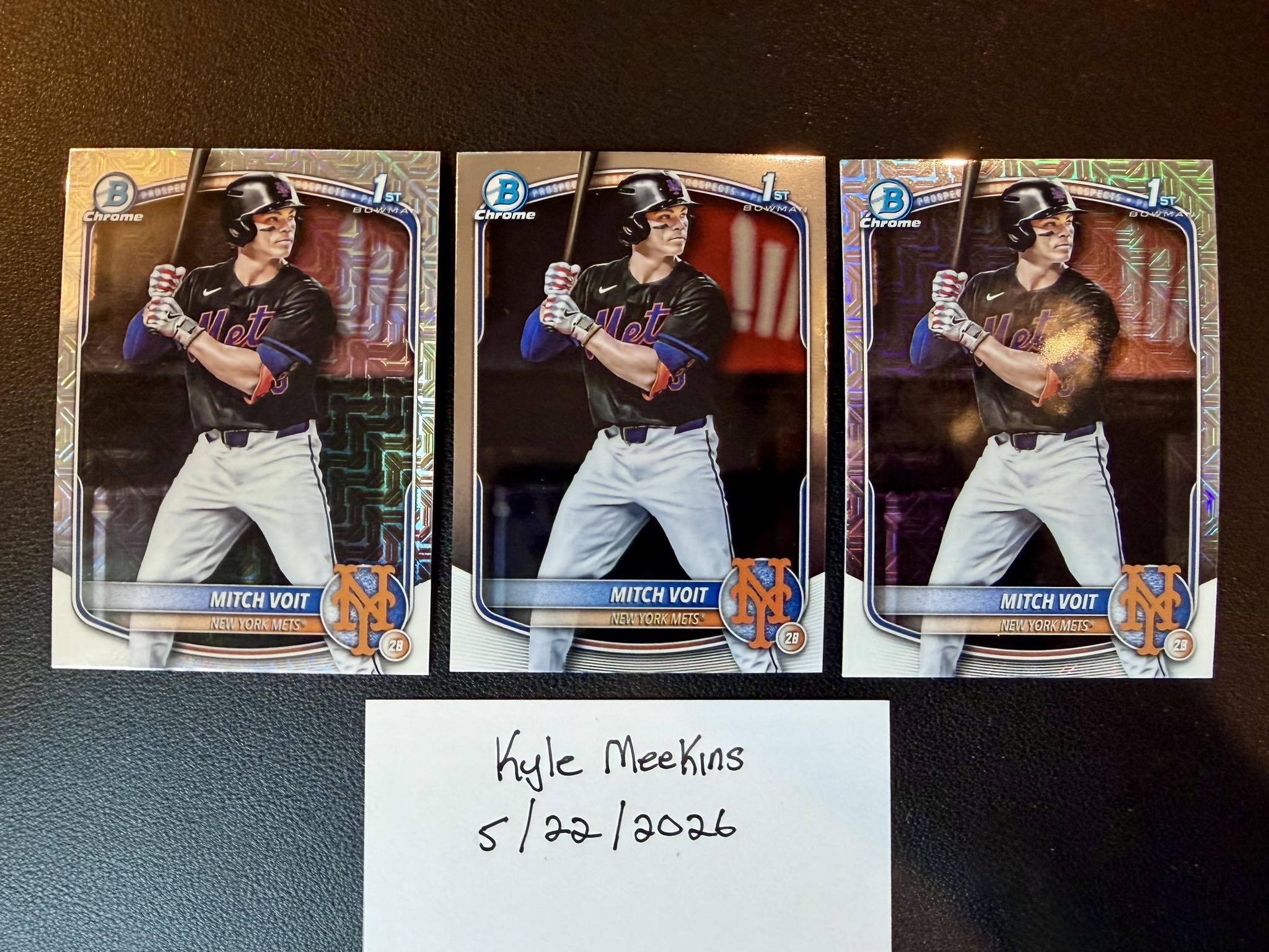 2025 Bowman Chrome Draft Sapphire Braves card of Tate Southisene