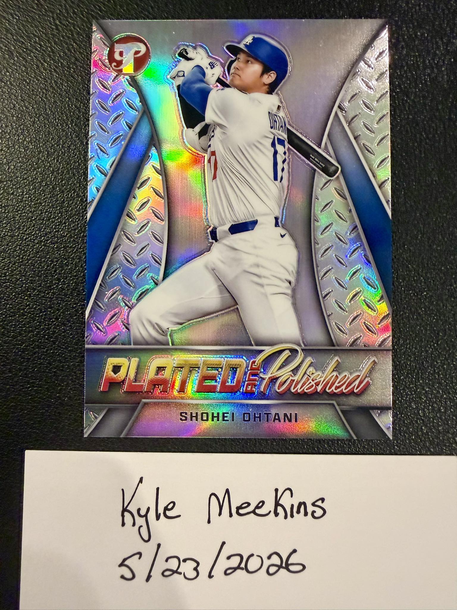 Pristine Topps baseball card features Shohei Ohtani of the Los 