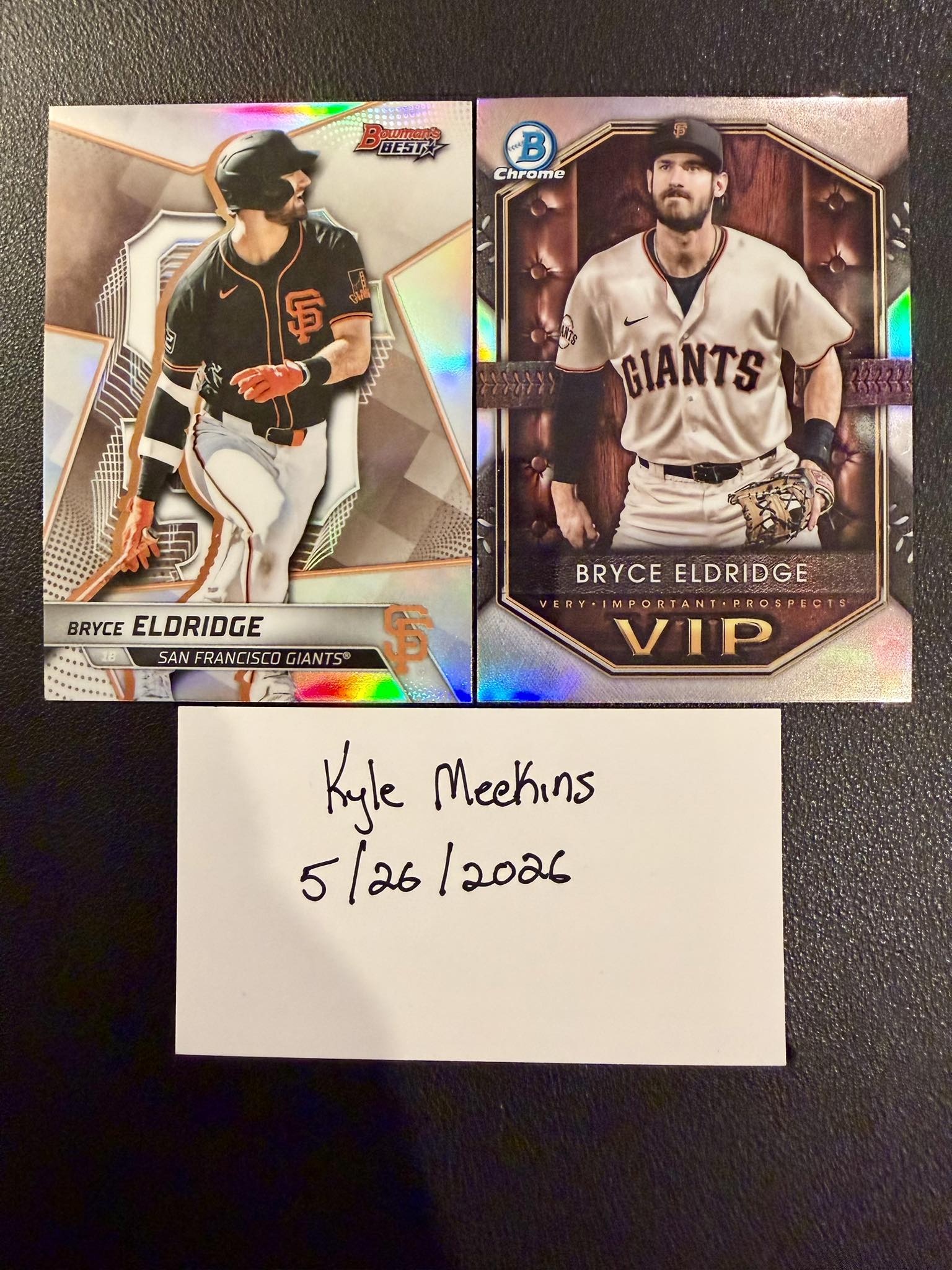 Bryce Eldridge refractor lot auction