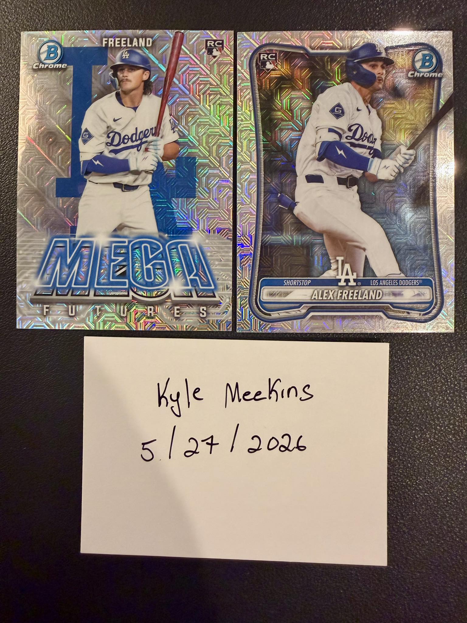 2026 Bowman Alex Freeland rookie mojo refractor lot auction
