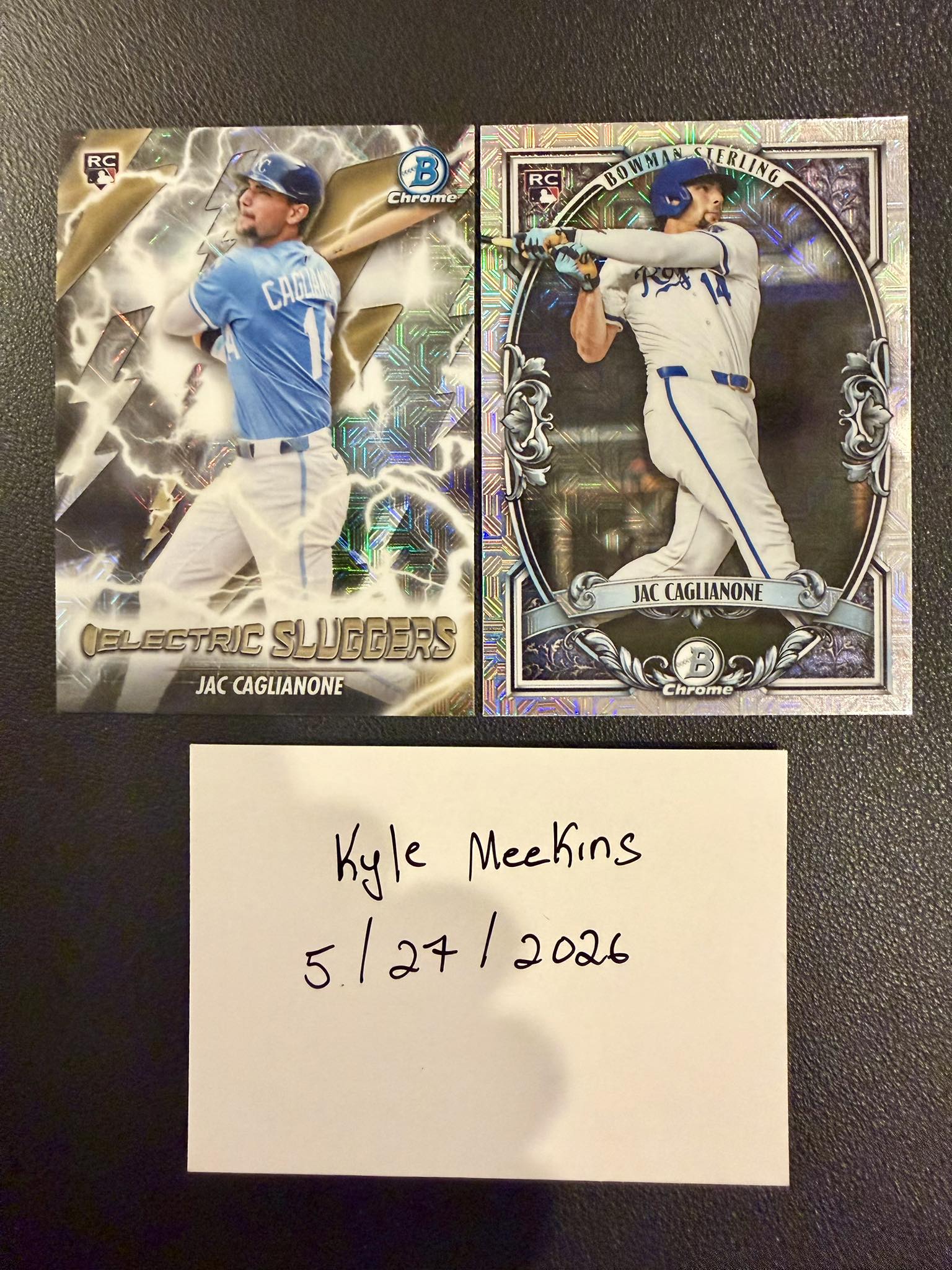2026 Bowman Chrome Jac Caglianone rookie red RC refractor for auction