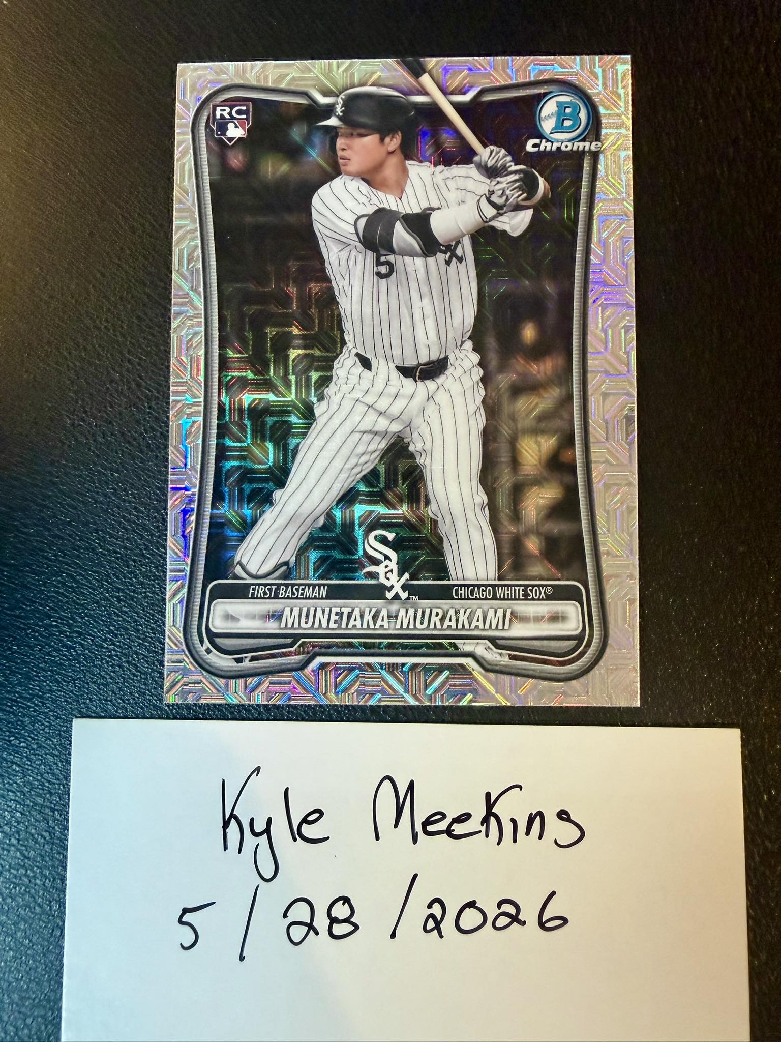 Munetaka Murakami RC baseball card auction