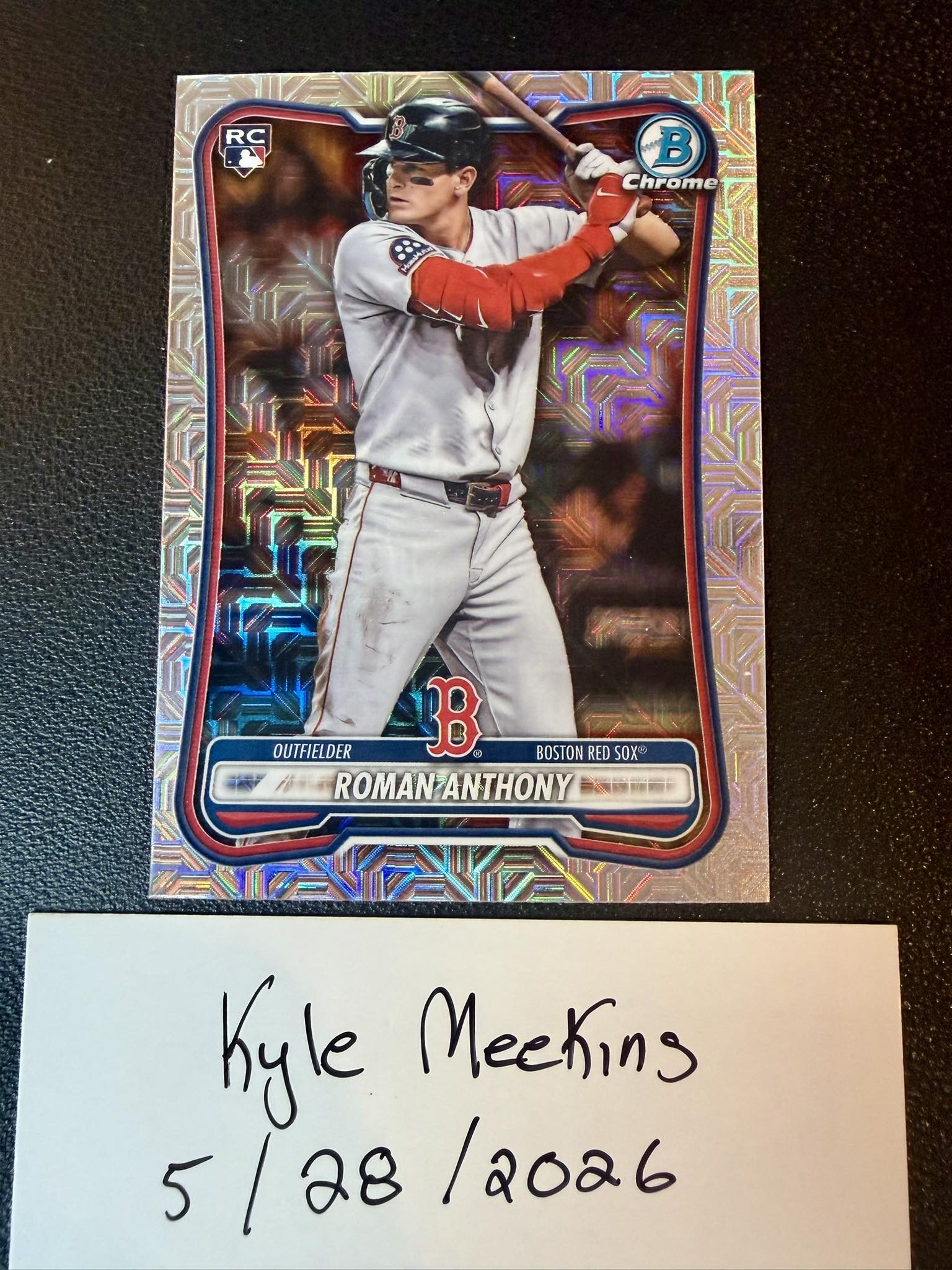 2026 Bowman Roman Anthony rookie mojo refractor auction