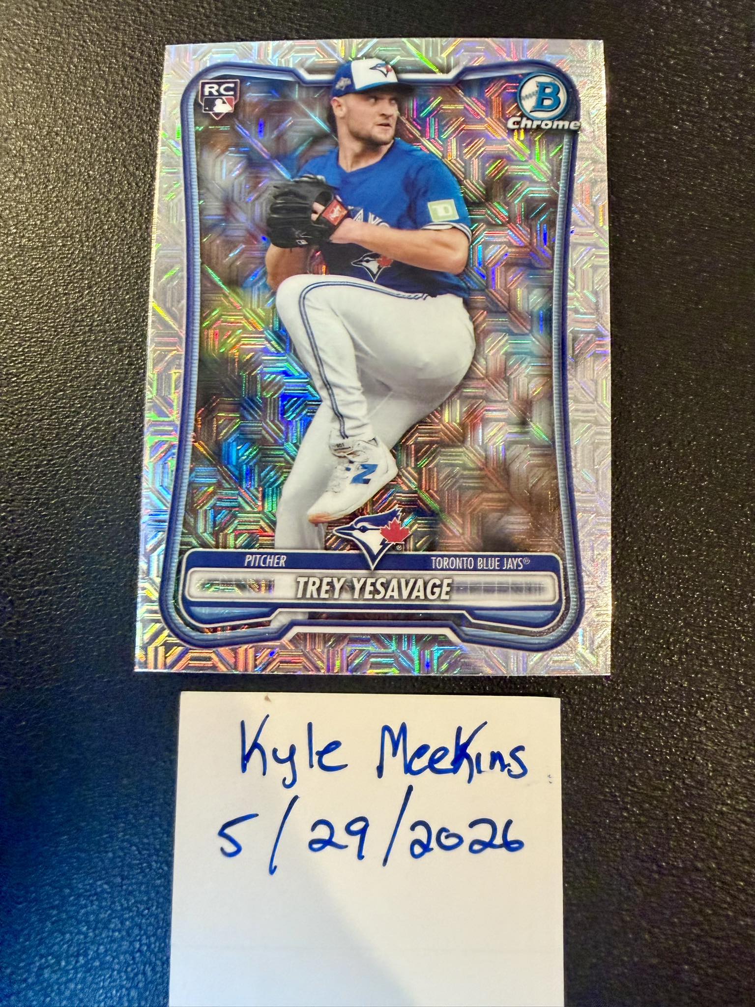 FIRST LOOK: Trey Yesavage Rookie Autograph in 2026 Topps Chrome 
