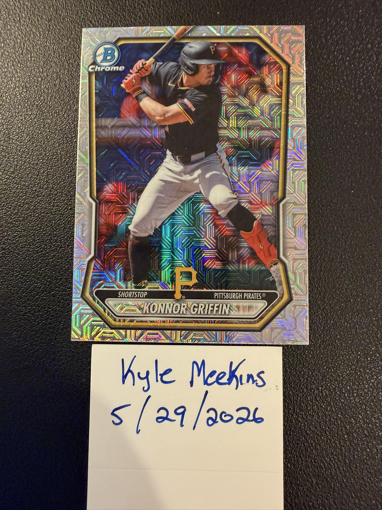 2026 Bowman Konnor Griffin Mojo Refractor auction