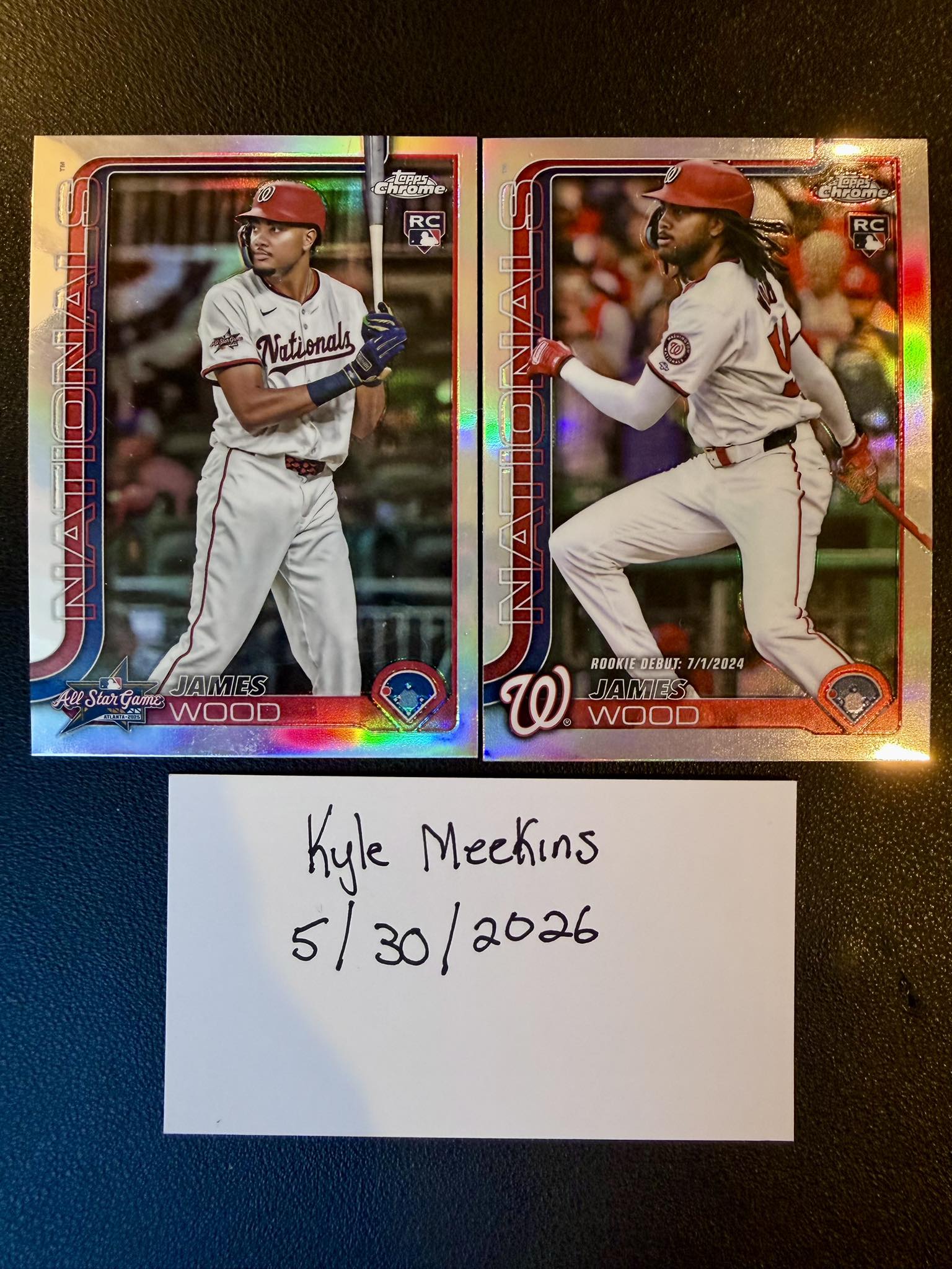 FIRST LOOK: James Wood & Dylan Crews 1/1 dual on-card autograph in