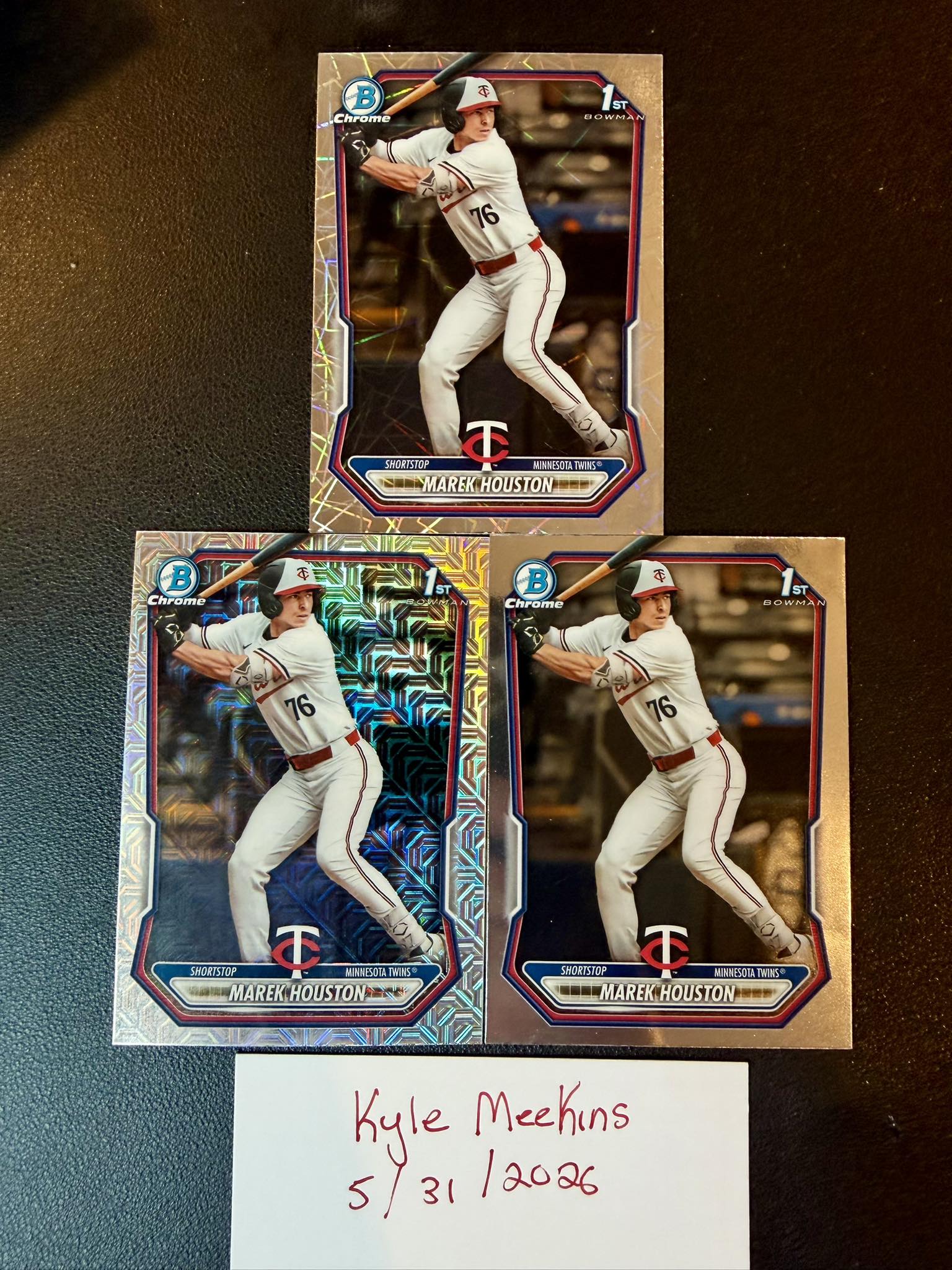 2026 Bowman Chrome Baseball Marek Houston auto for sale