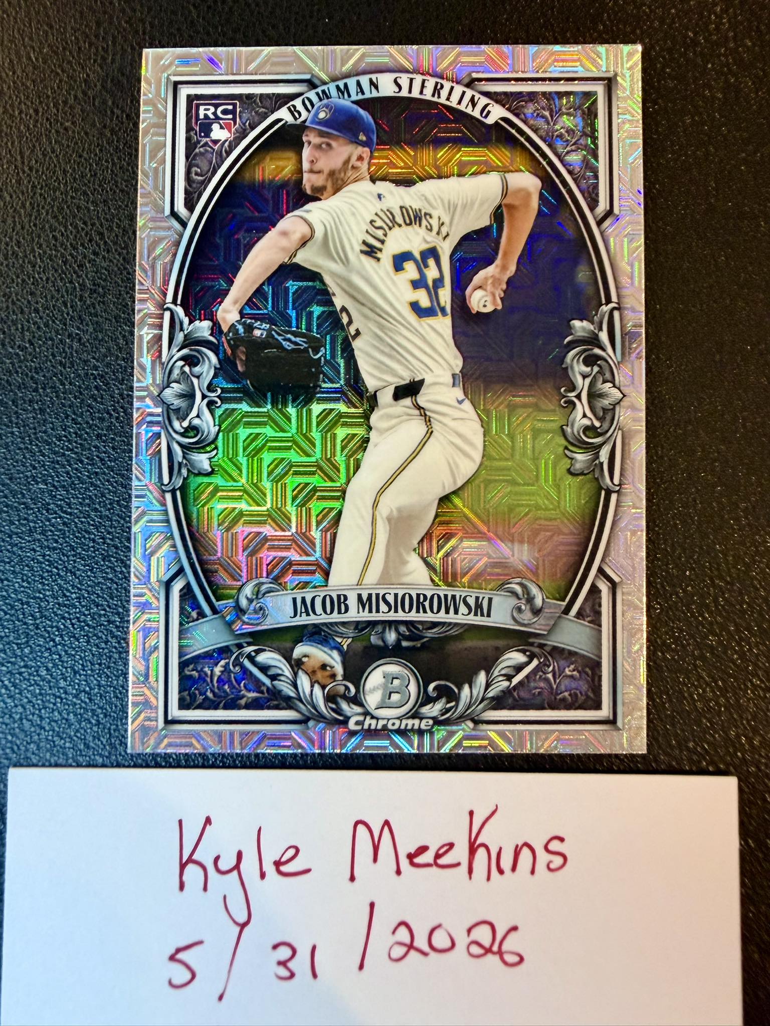 2026 Bowman Chrome Jacob Misiorowski RC auction