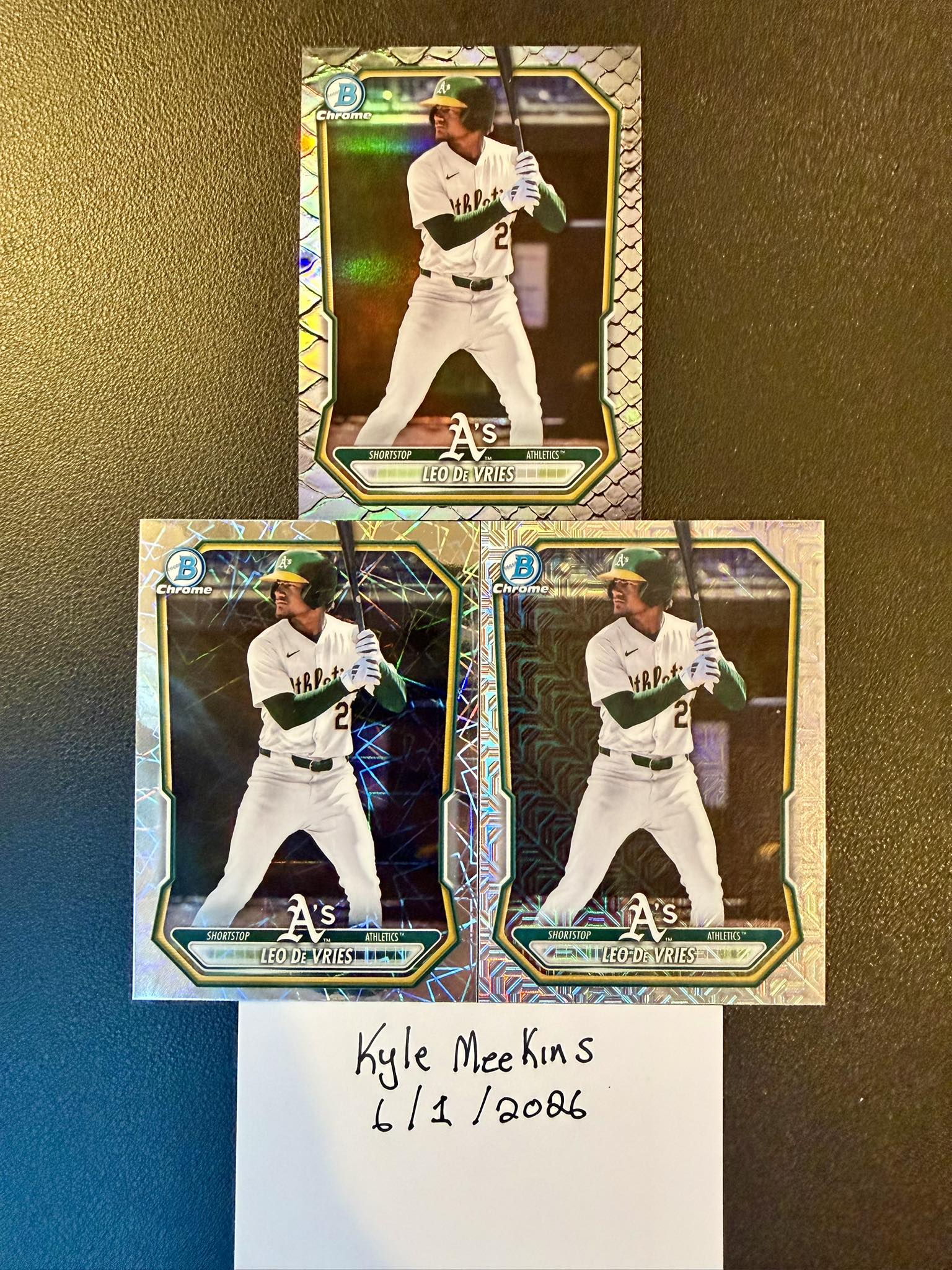 2025 Bowman Chrome Franklin Arias Melt Mashers /5 PSA 10