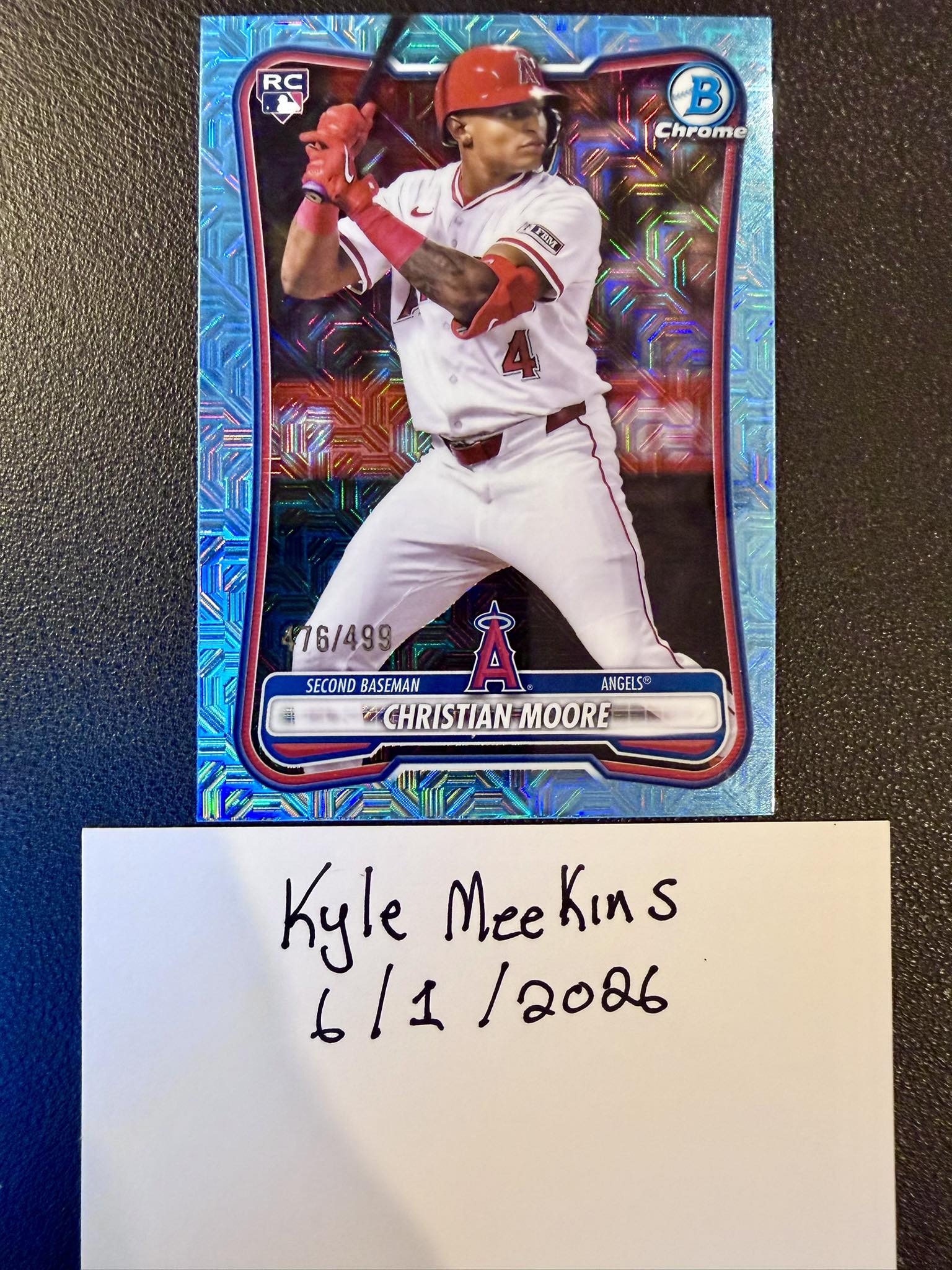 2025 Topps Pro Debut Cristian Moore Auto/99 Auction Ends 6-13-26