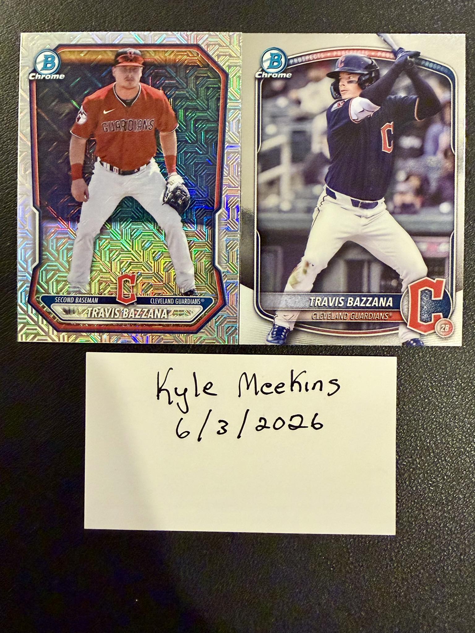 Travis Bazzana 2025-26 Bowman baseball cards auction