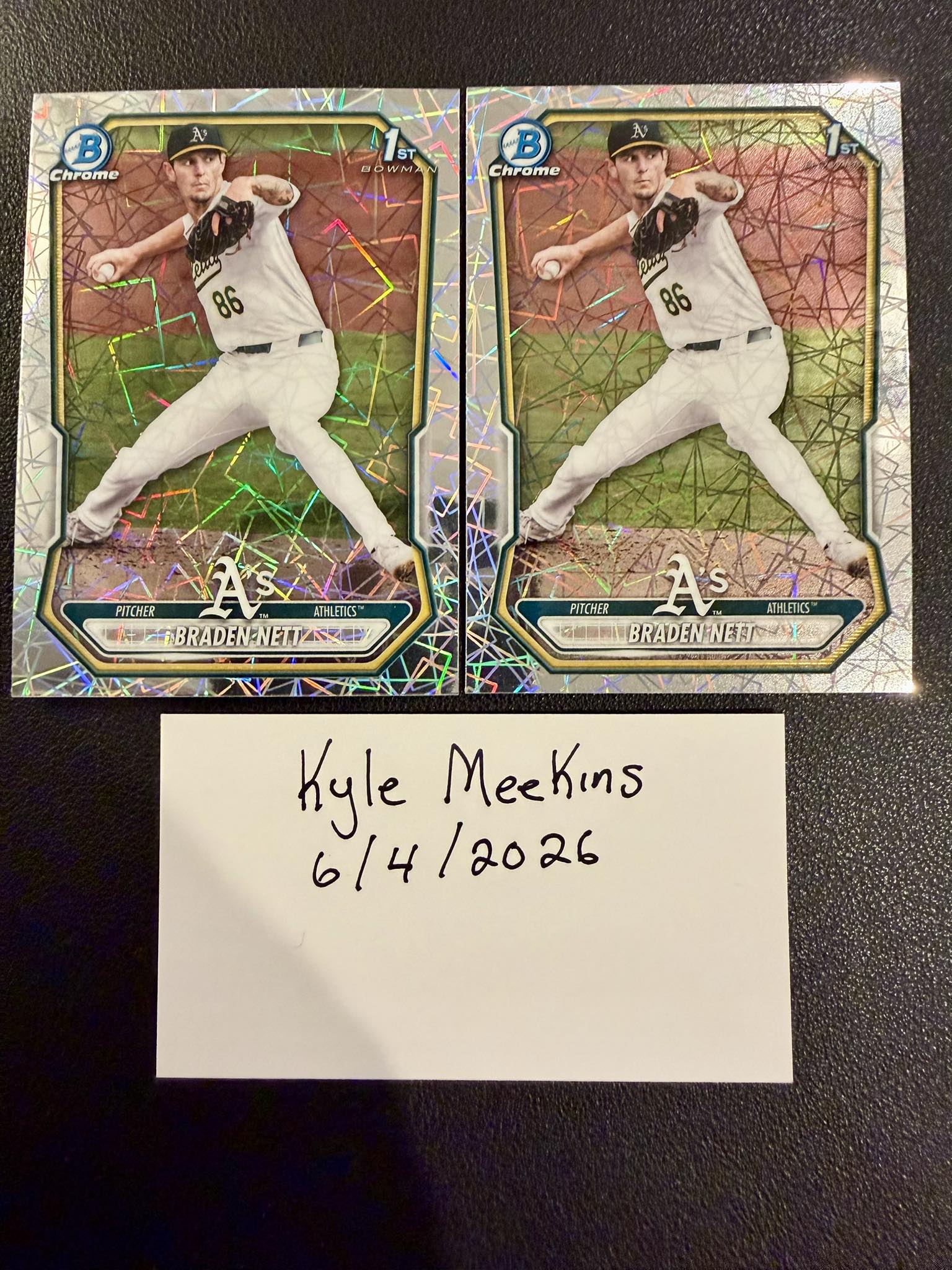 2026 Bowman David Shields 1st Chrome Auto auction