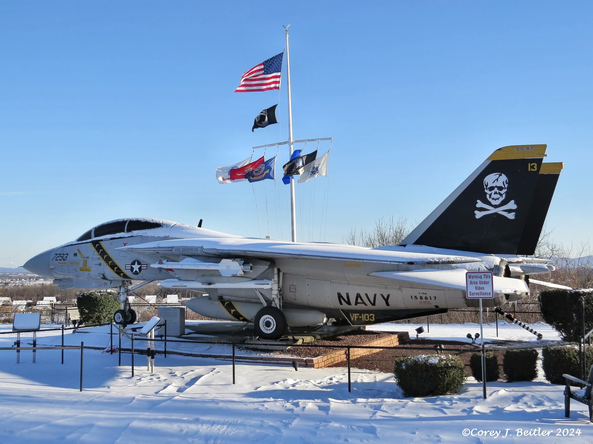 F-14A Tomcat BuNo 158617. currently on display in Egypt, PA at