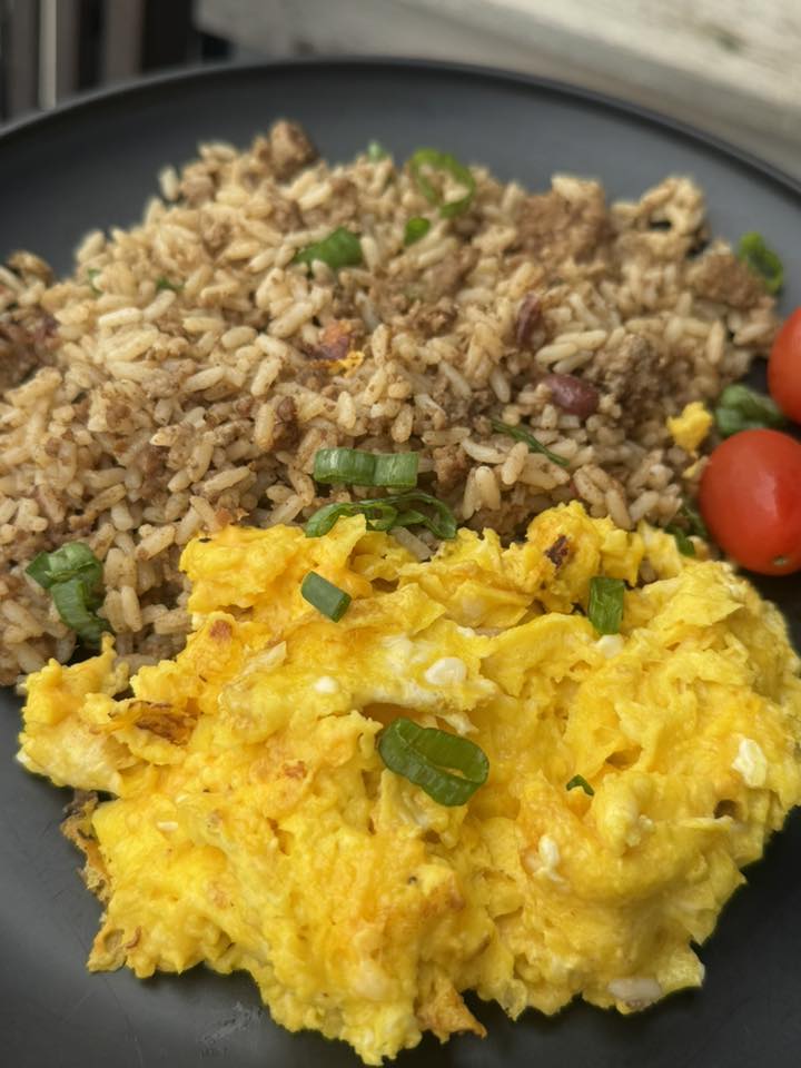 Mommy Needs A Recipe!! | Dirty Rice and Smoked Gouda Eggs for breakfast ...