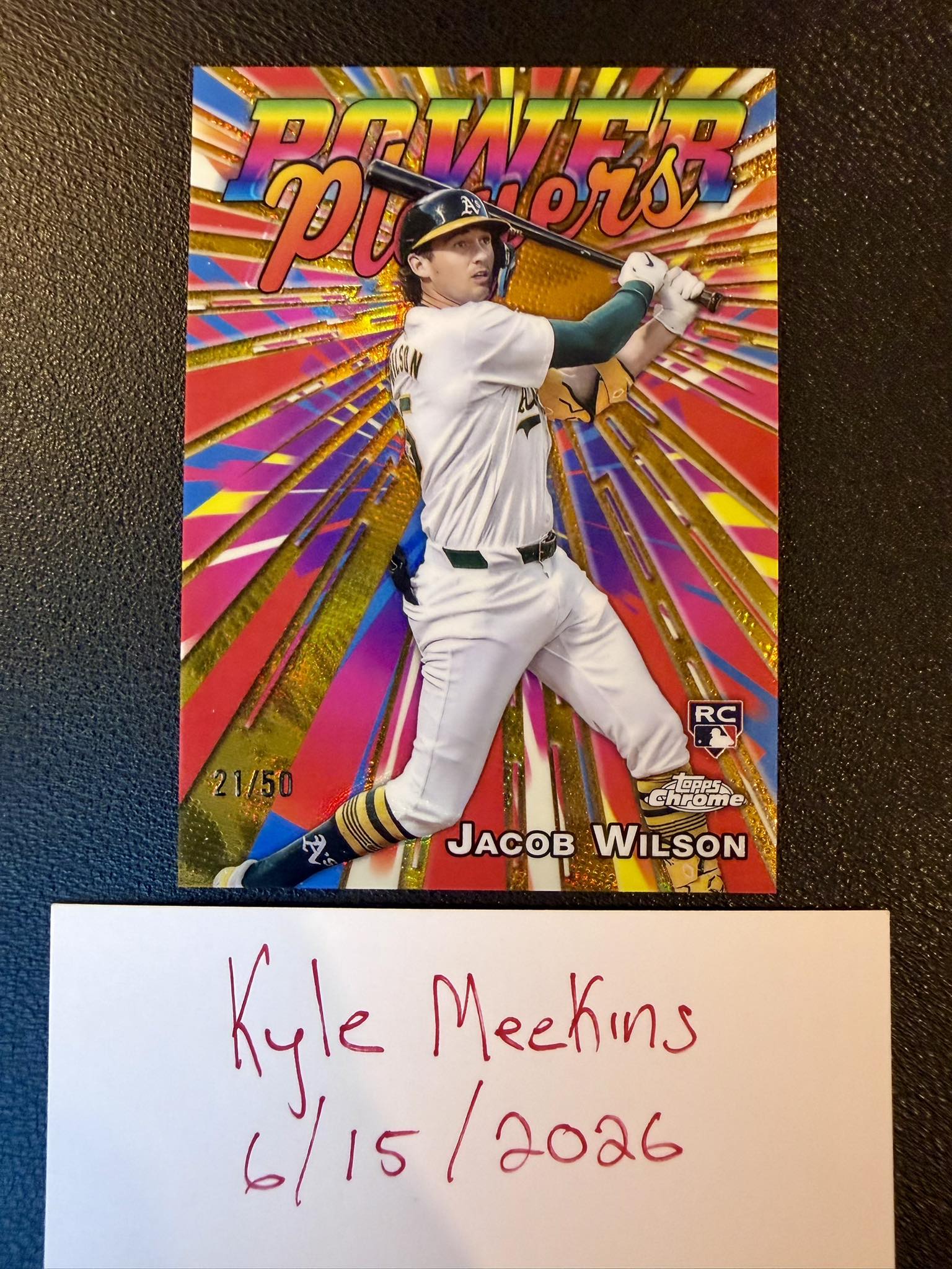 2025 Topps Archives Jacob Wilson RC Gold /50 $250 PPGS Add $6 