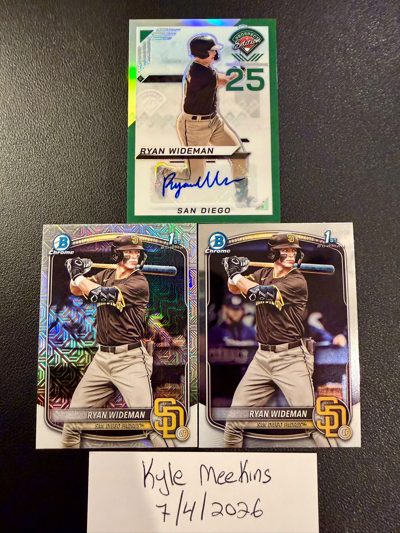 Alec Bohm Phillies 2018 Bowman draft rookie card mini auction