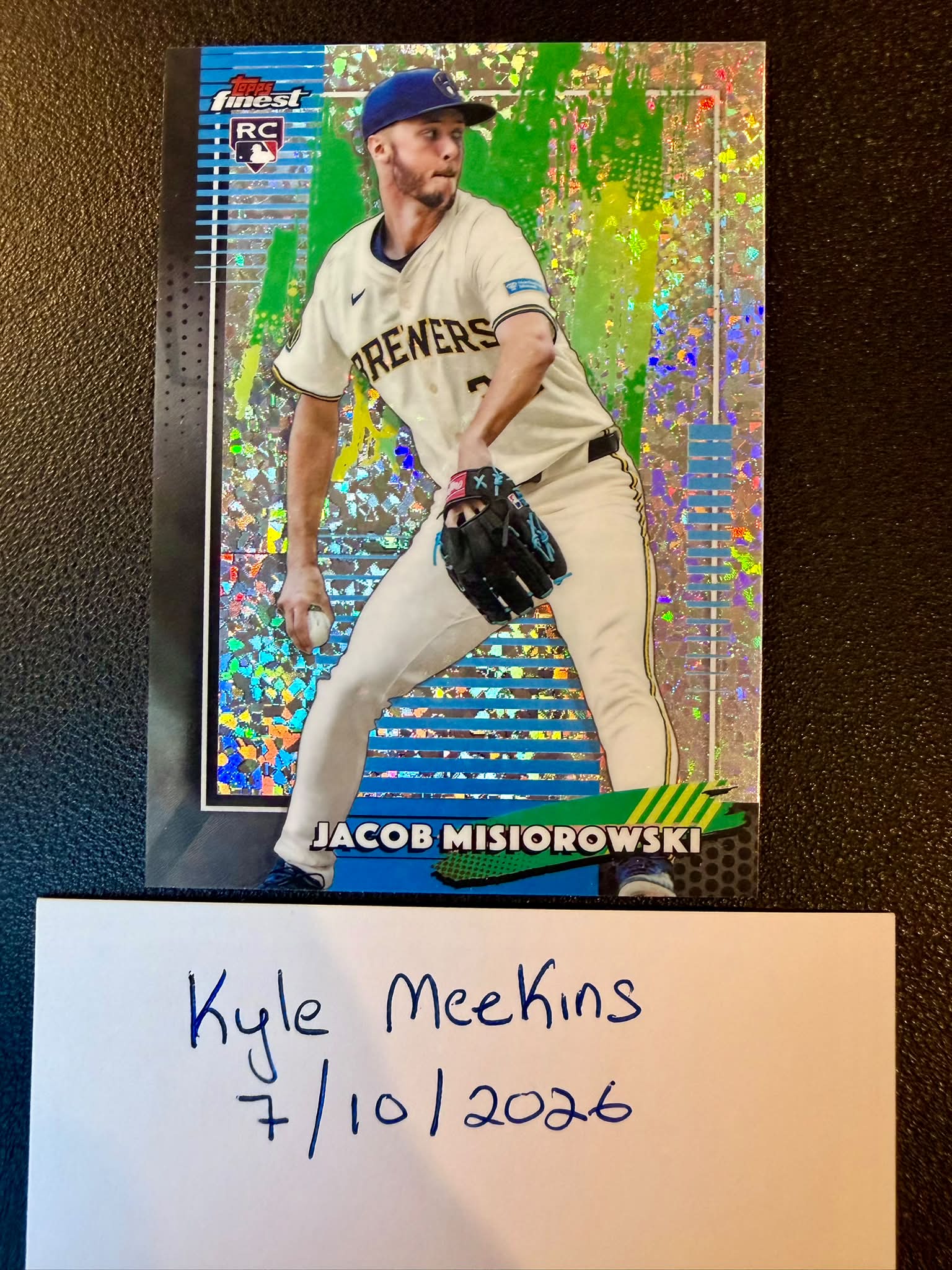 FIRST LOOK: Jacob Misiorowski's 1-of-1 Superfractor autograph