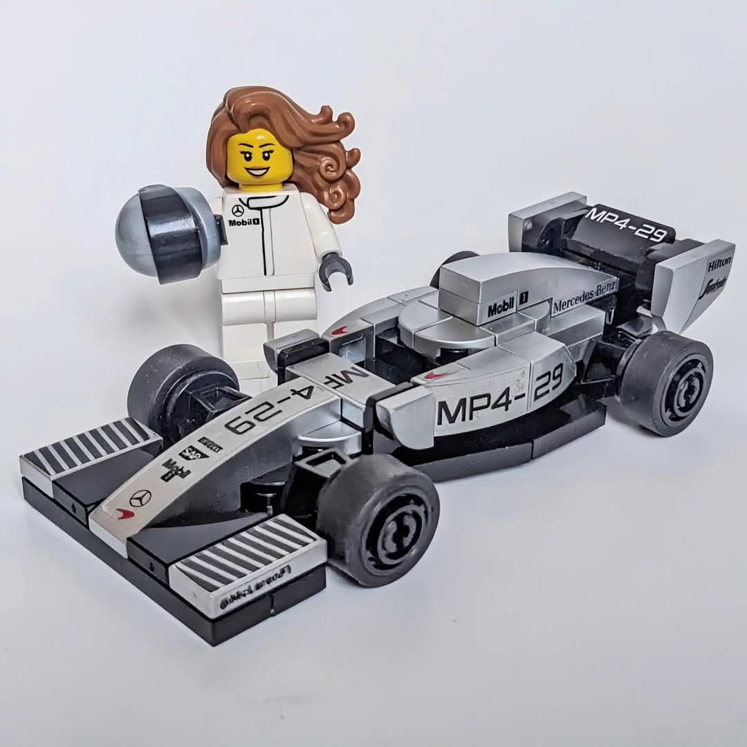 Minifig Monday! Car: 2014 Mercedes/McLaren MP4-29 (IG TinySpeedChamp)