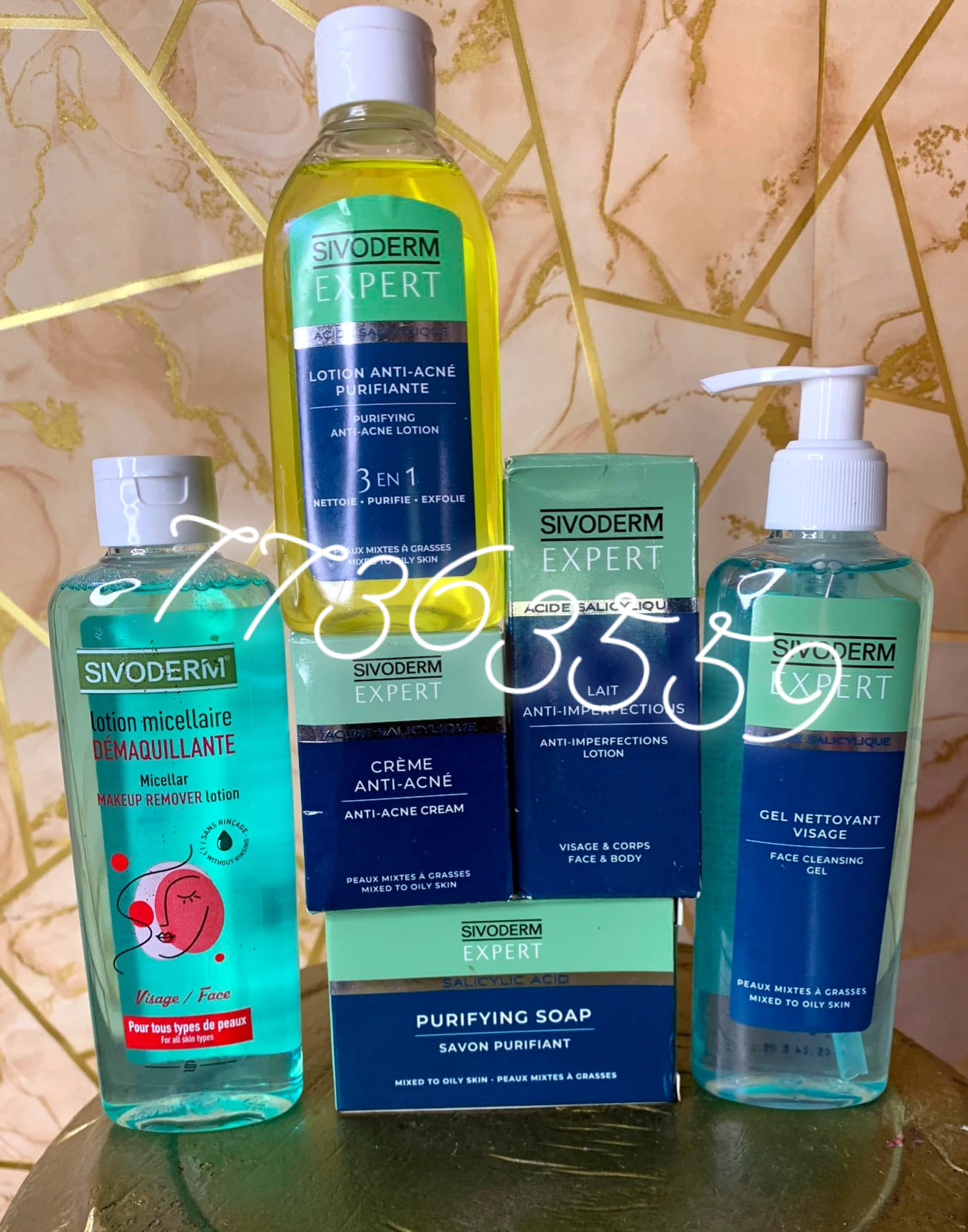 Savon SIVODERM EXPERT – Anti-acné, Anti-boutons, Purifiant – 100 Ml Avec Acide Salicylique