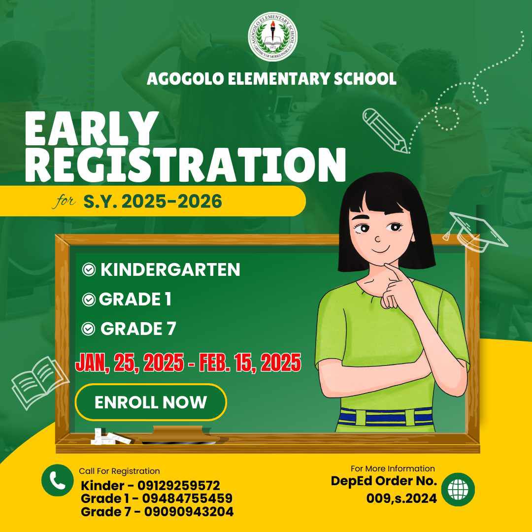 Agogolo Elementary School - 117256 - EARLY REGISTRATION FOR SCHOOL YEAR ...