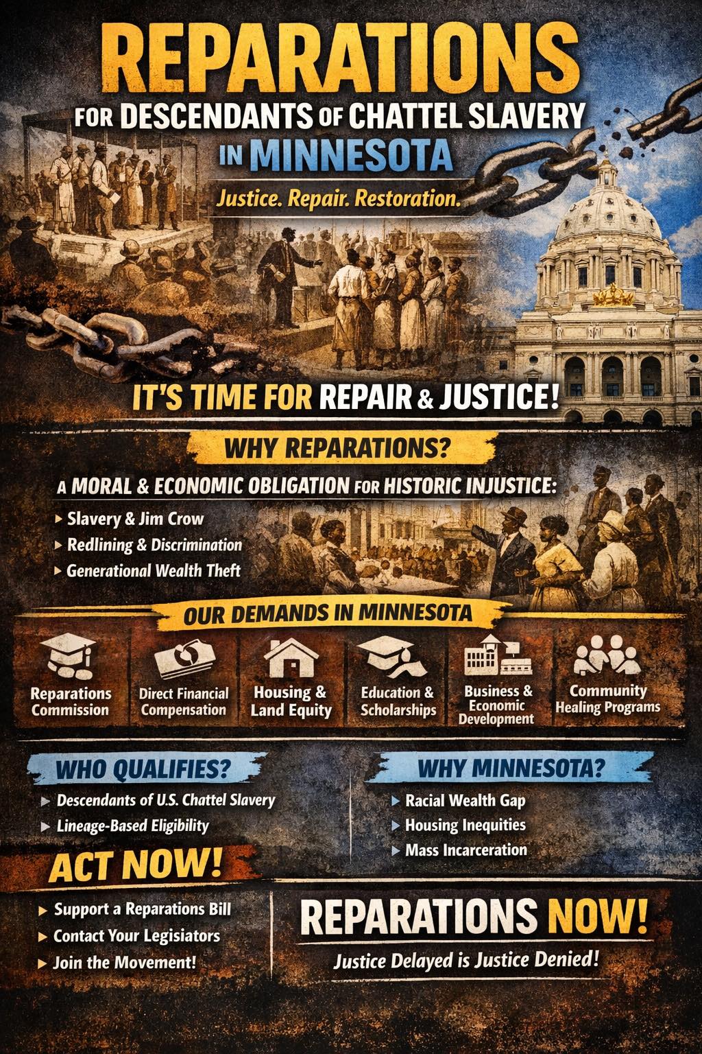 Jonathan Mason - 🏾 REPARATIONS FOR DESCENDANTS OF CHATTEL... | Facebook