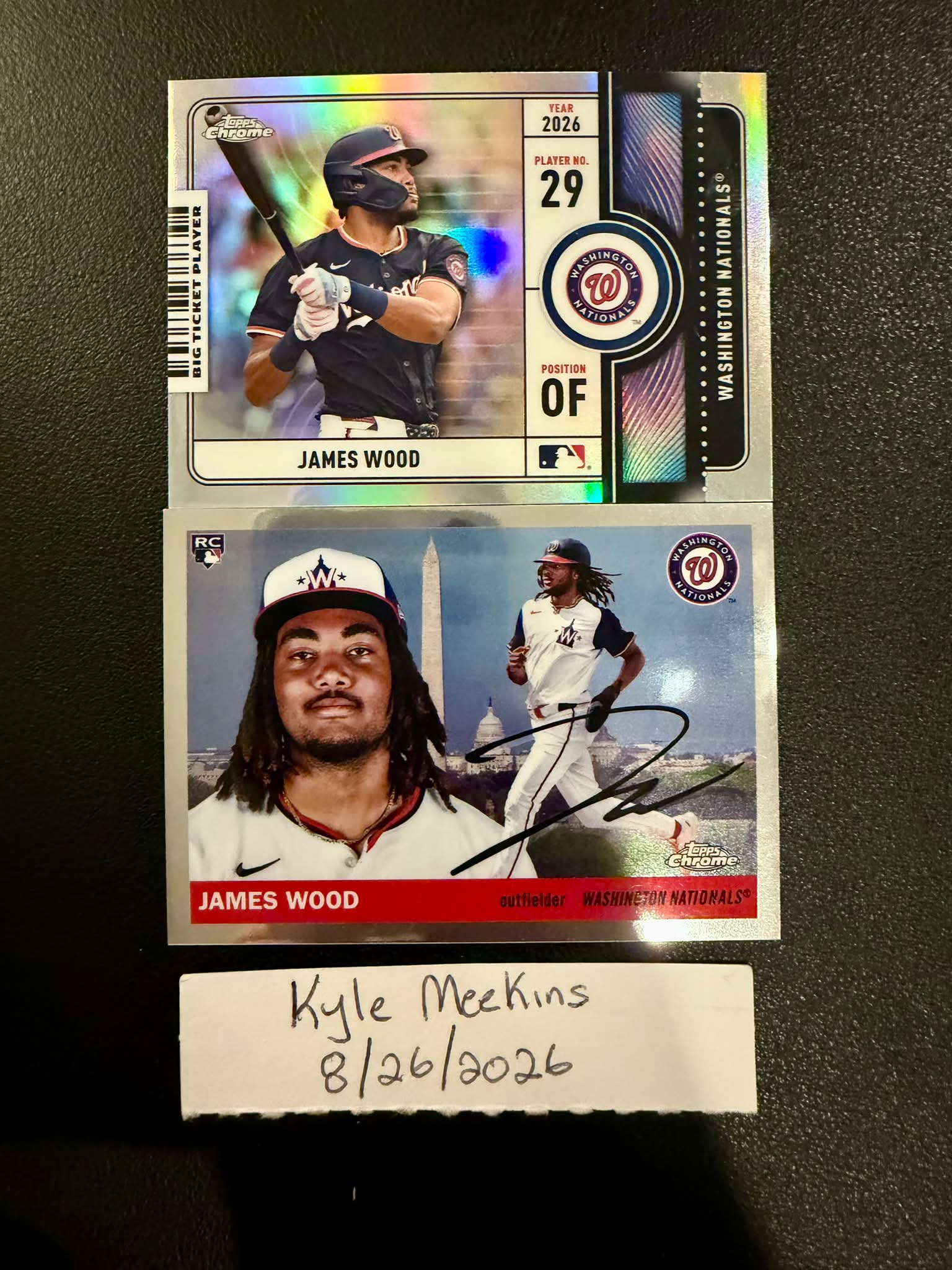 𝐅𝐈𝐑𝐒𝐓 𝐋𝐎𝐎𝐊: 2025 Series One features Wood parallels