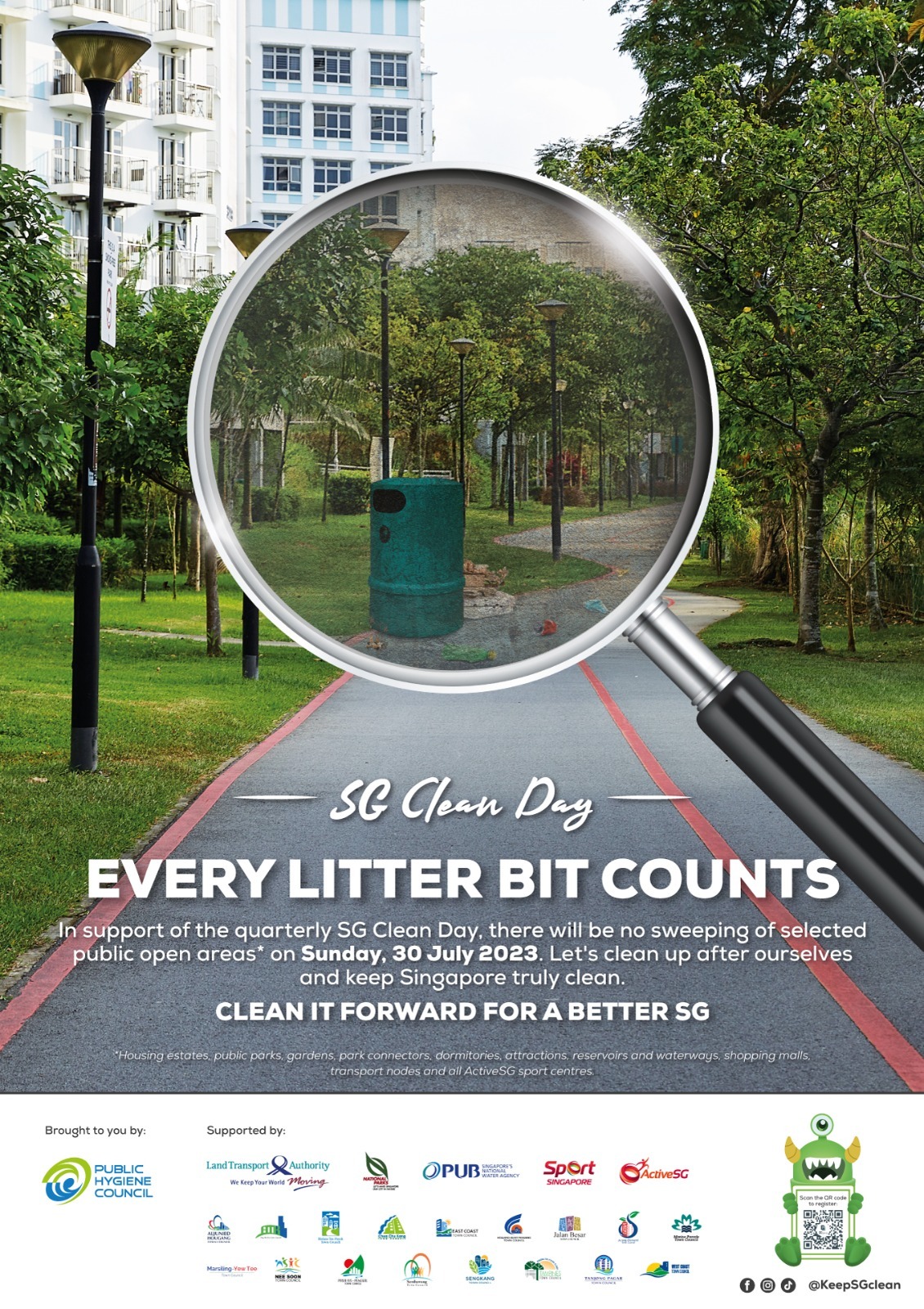 SG CLEAN DAY Every Litter... - ActiveSG Hougang Sports Centre | Facebook