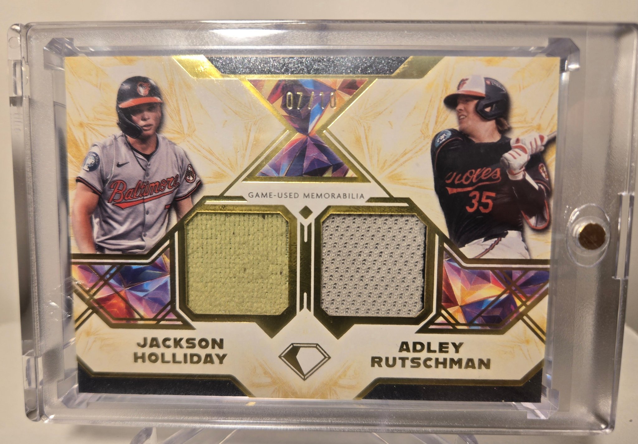 Jackson Holliday game-used cleat card surprise in 2025 Topps 