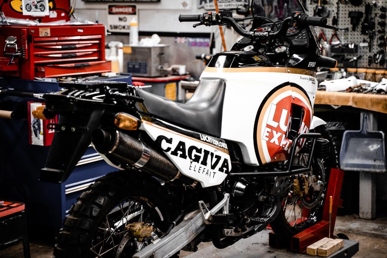 My custom 1995 Ducati E900AC aka Cagiva Elefant 900