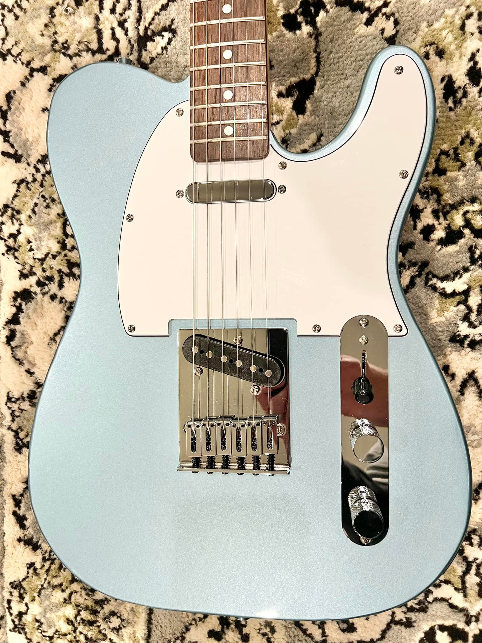 Squire Tele ice blue metallic finish first impressions